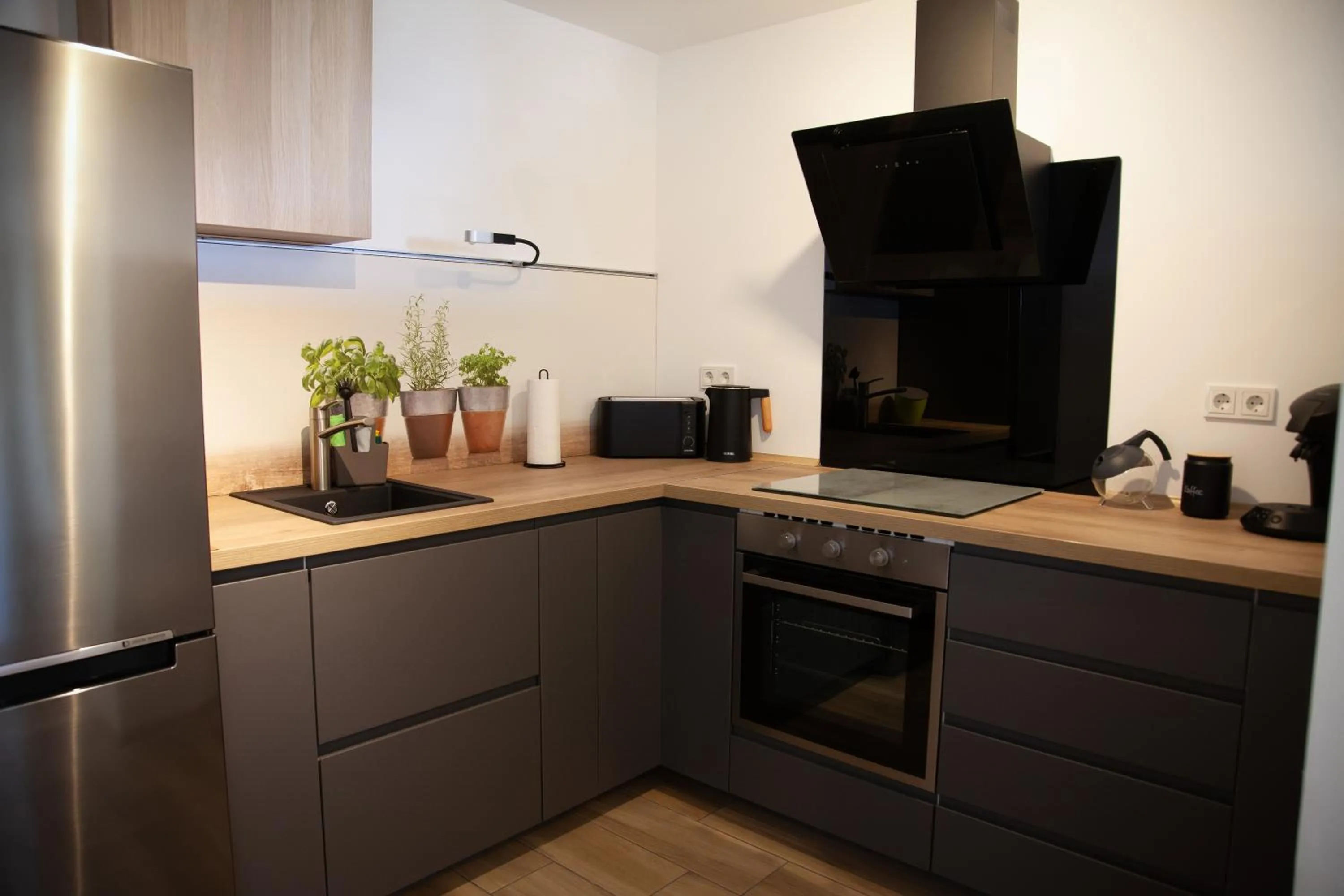 Coffee/tea facilities in WohnRaum Gäste- & Boardinghaus