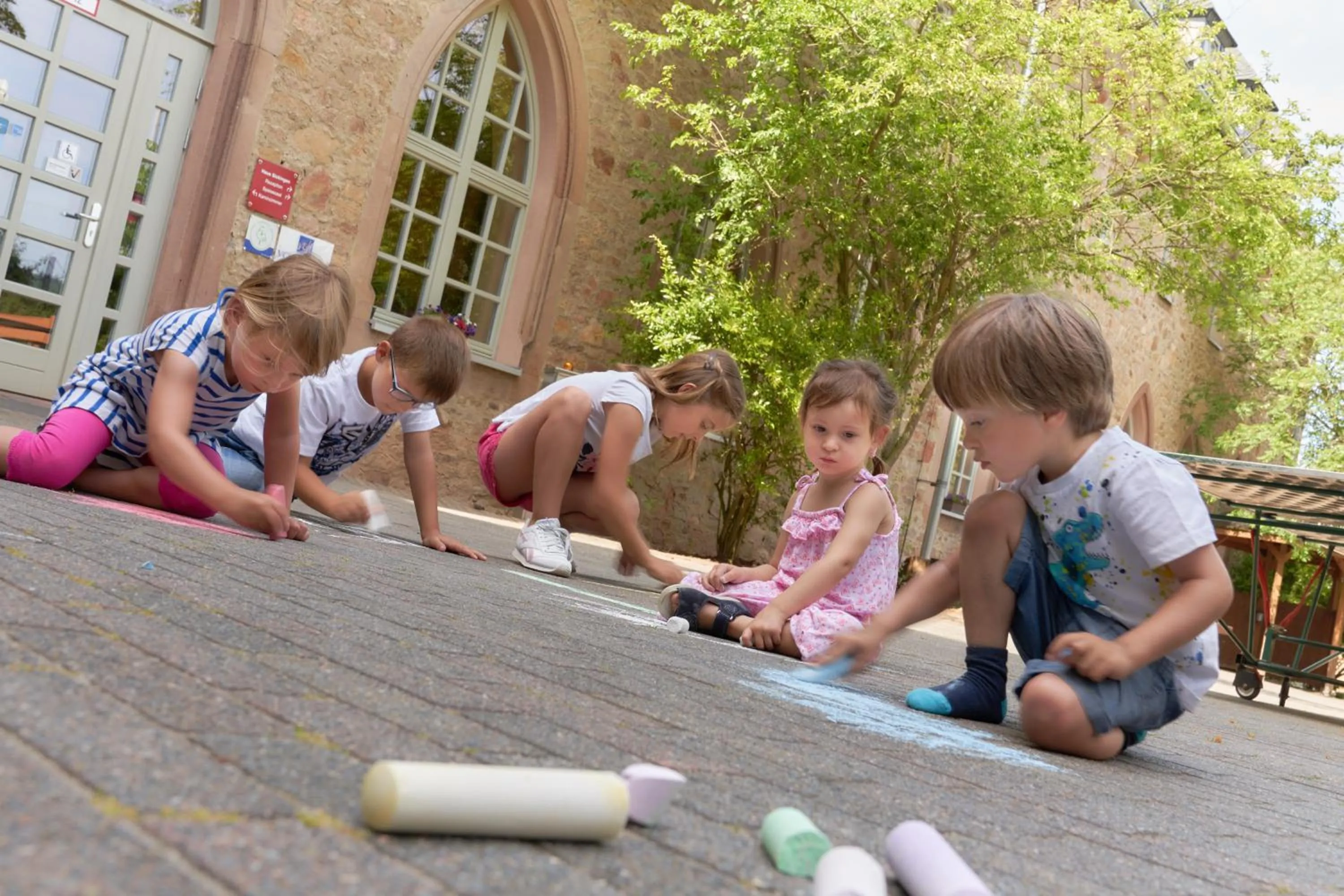 Patio in Ev.Familienferien-und Bildungsstätte Ebernburg