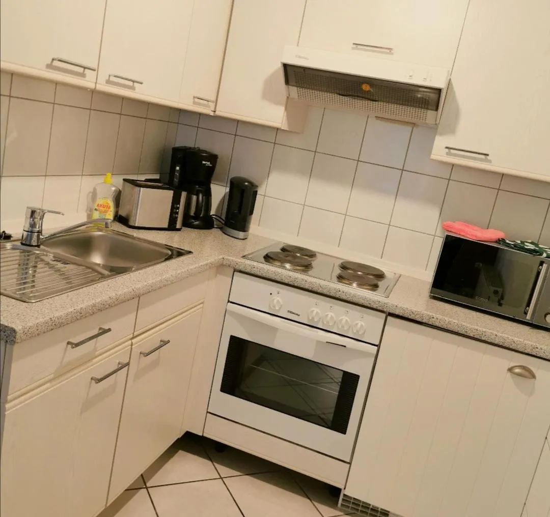 Kitchen or kitchenette in Landhotel Heidkrug