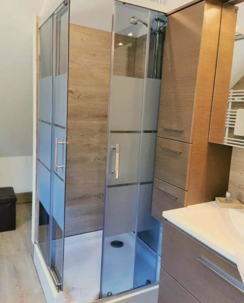 Bathroom in Landhotel Heidkrug