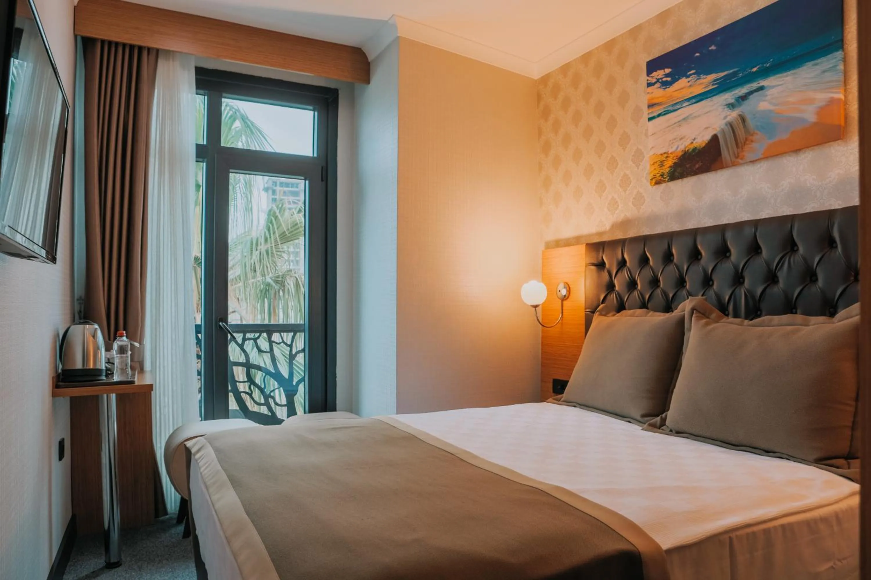 Bed in Otel Grand Lark İstanbul