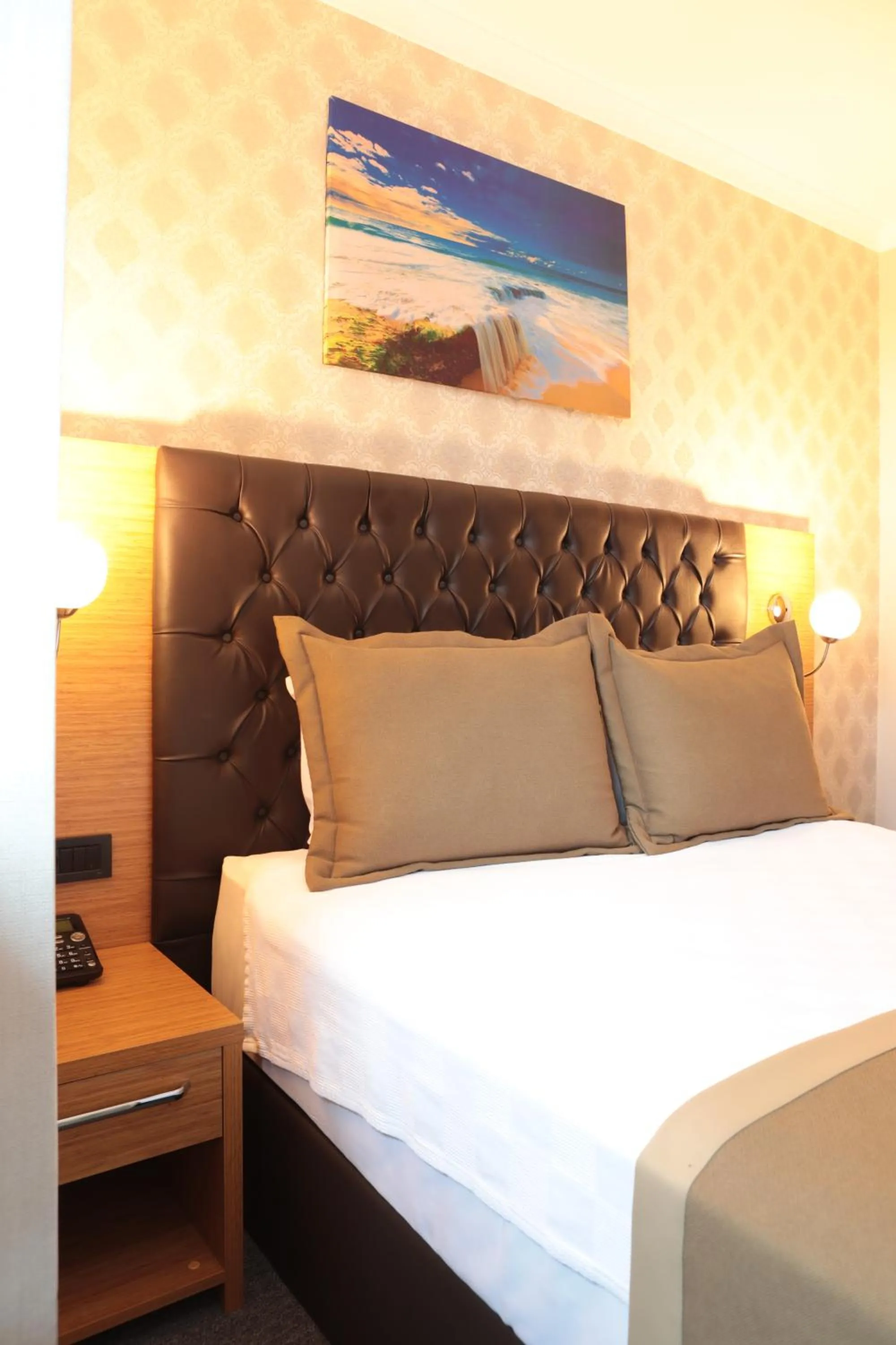 Bed in Otel Grand Lark İstanbul