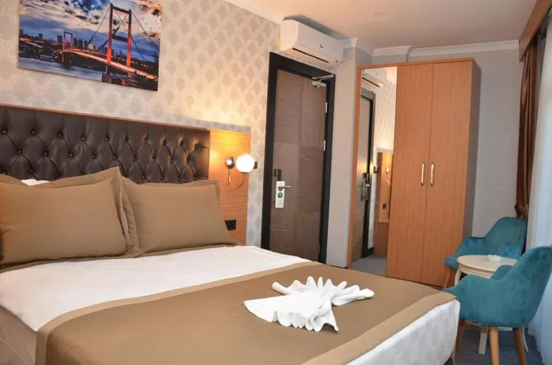 Bed in Otel Grand Lark İstanbul
