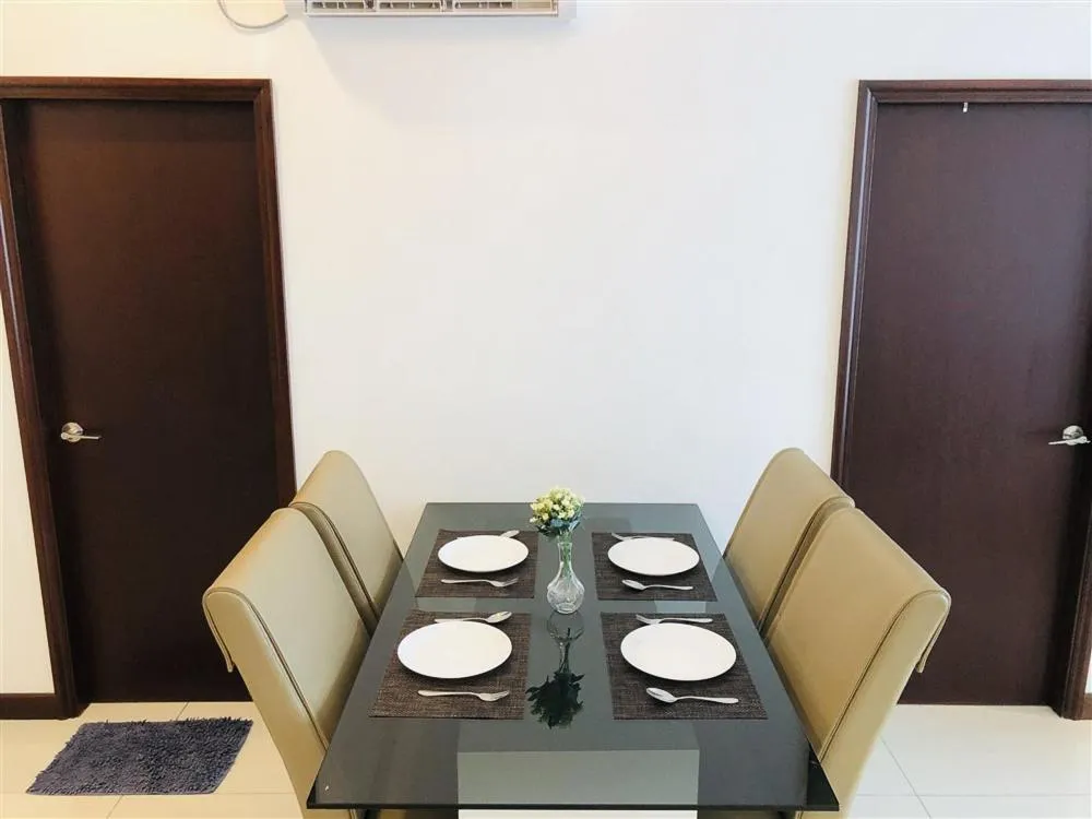 Dining area in Paragon Suite Homestay by Antlerzone