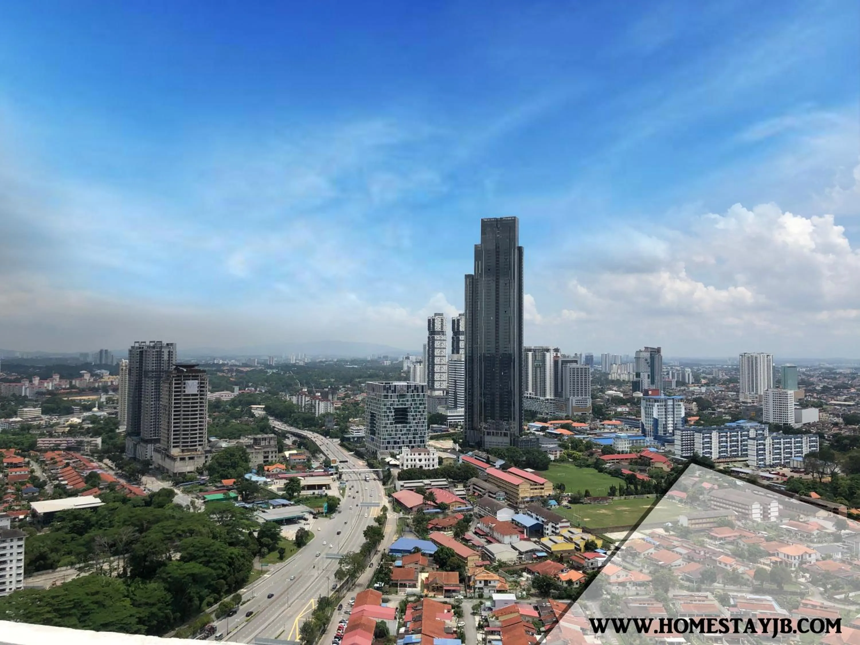 City view in Paragon Suite Homestay by Antlerzone