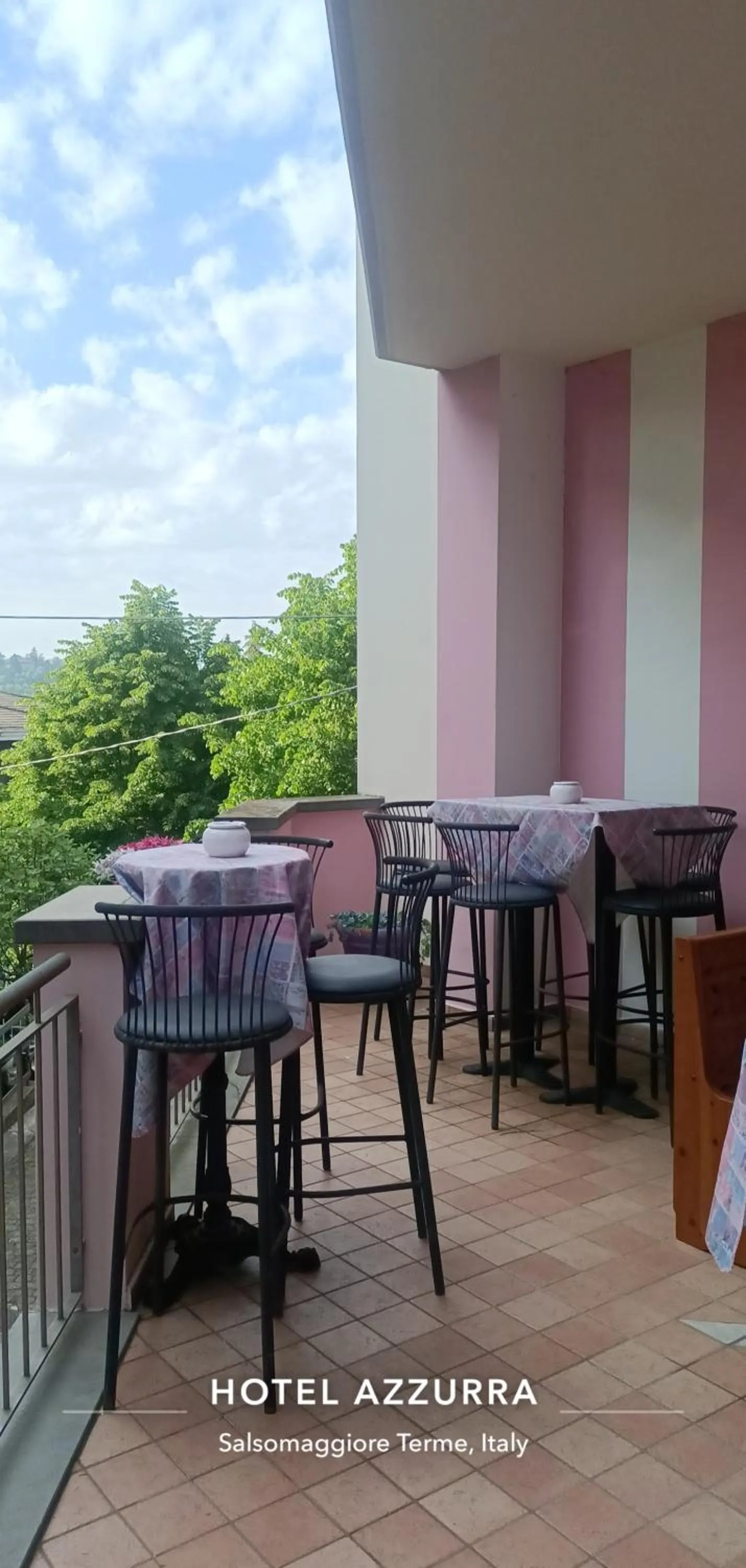 Balcony/Terrace in Hotel Azzurra