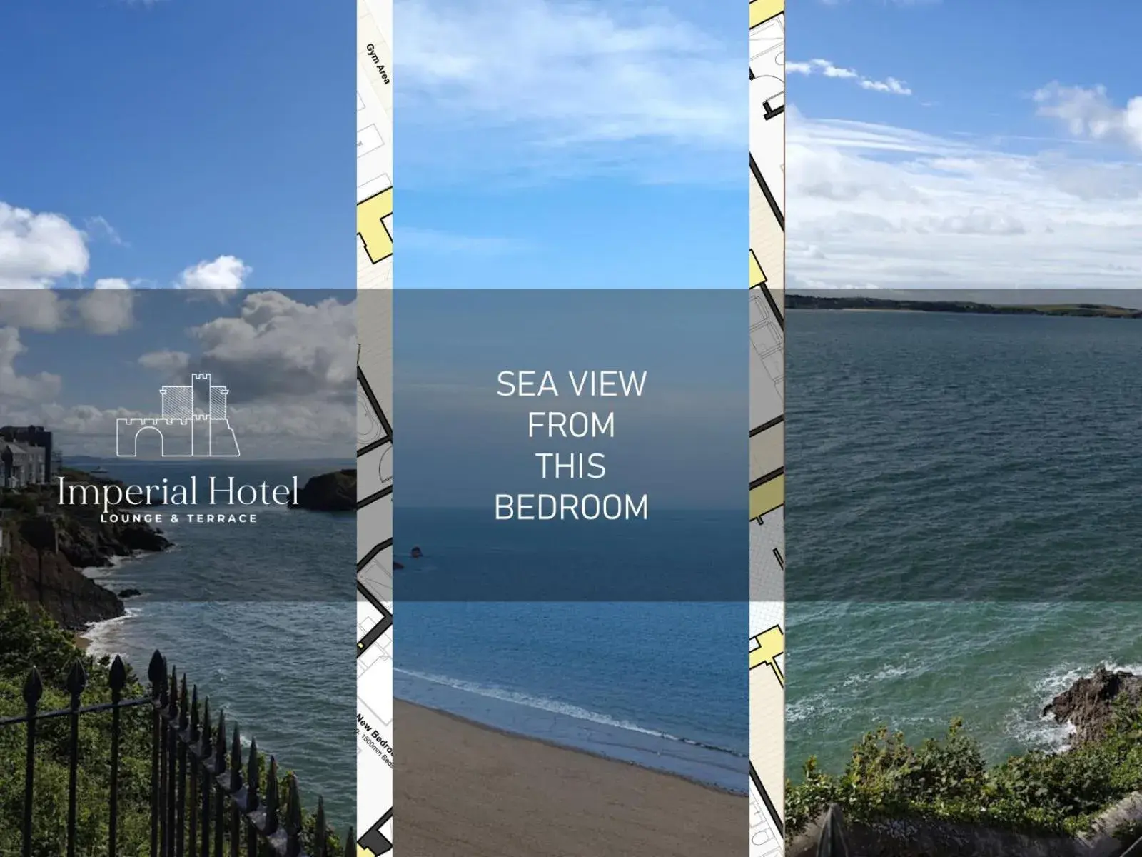 Double Room with Sea View in Imperial Hotel Tenby Double Room with Sea View in Imperial Hotel Tenby