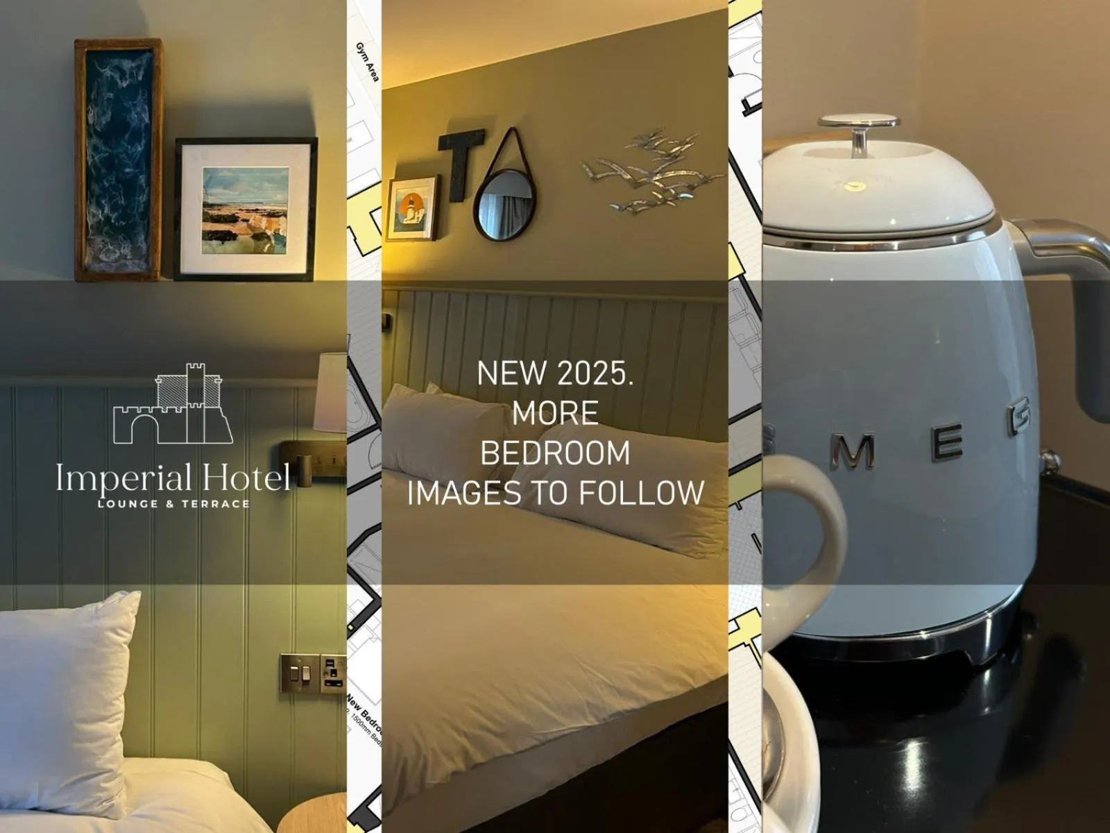 Deluxe Double Room with Sea View in Imperial Hotel Tenby