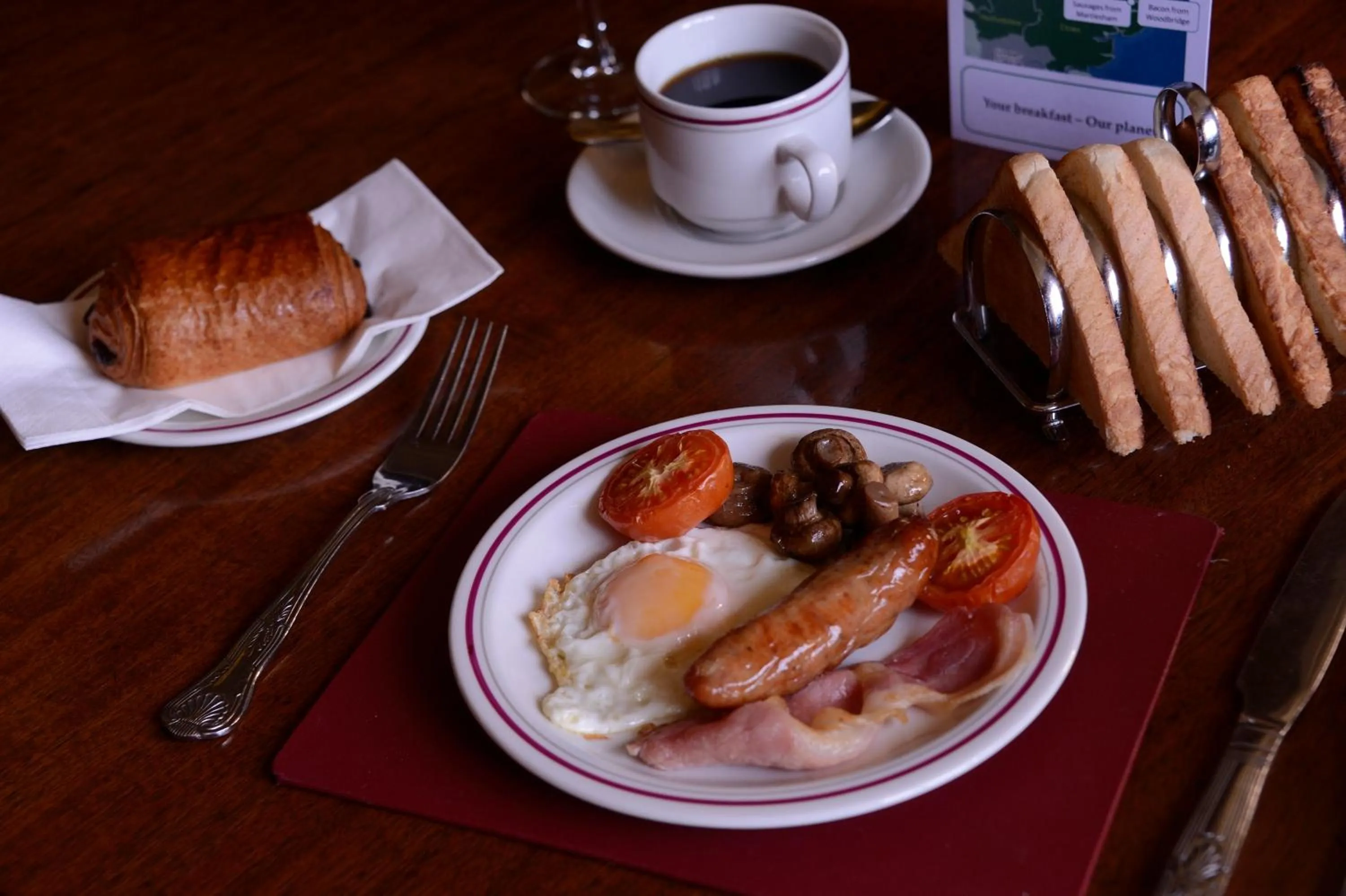 Breakfast in Christ's College Cambridge
