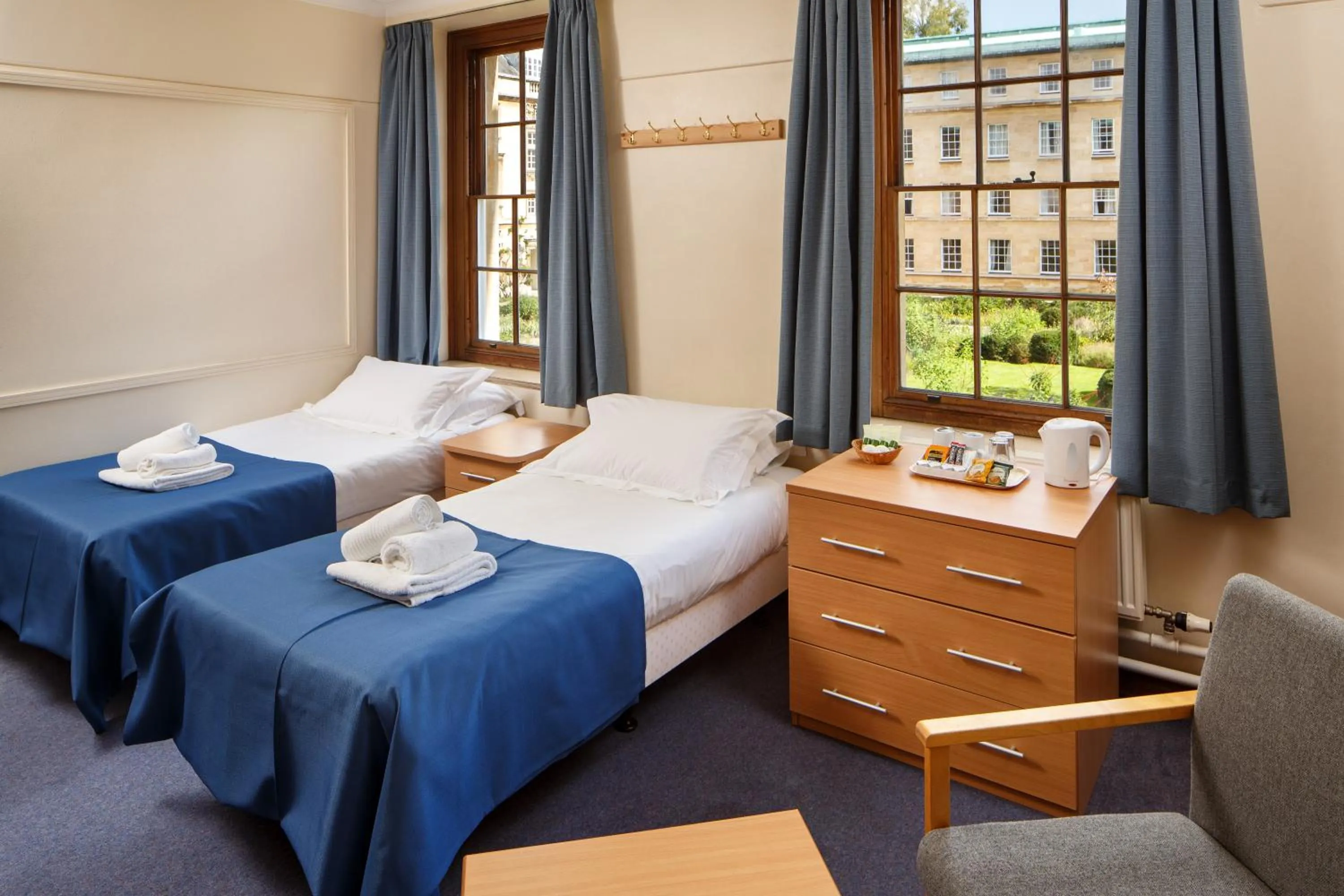 Photo of the whole room, Bed in Christ's College Cambridge