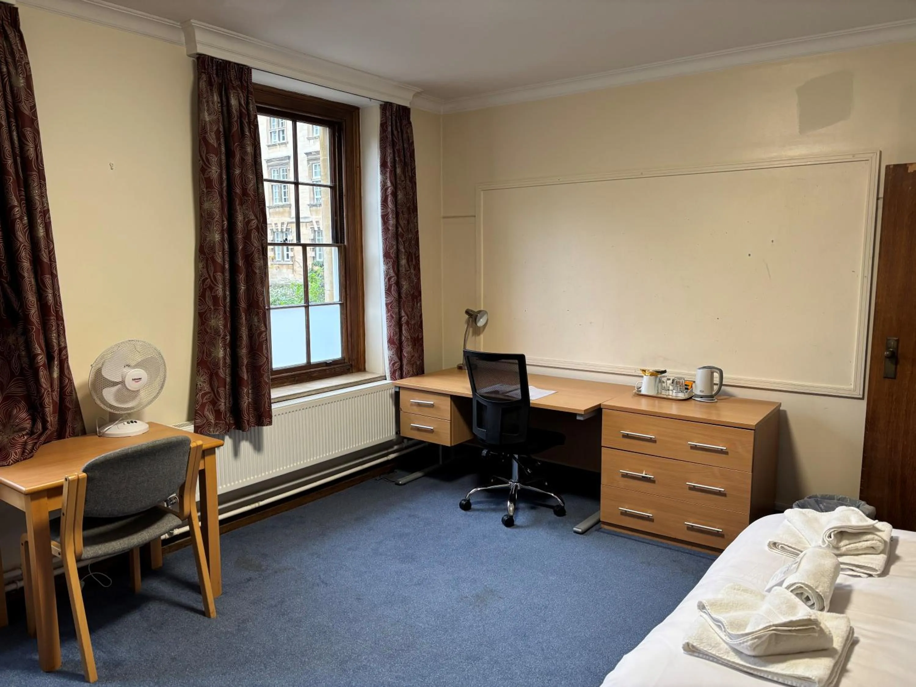 Bed in Christ's College Cambridge