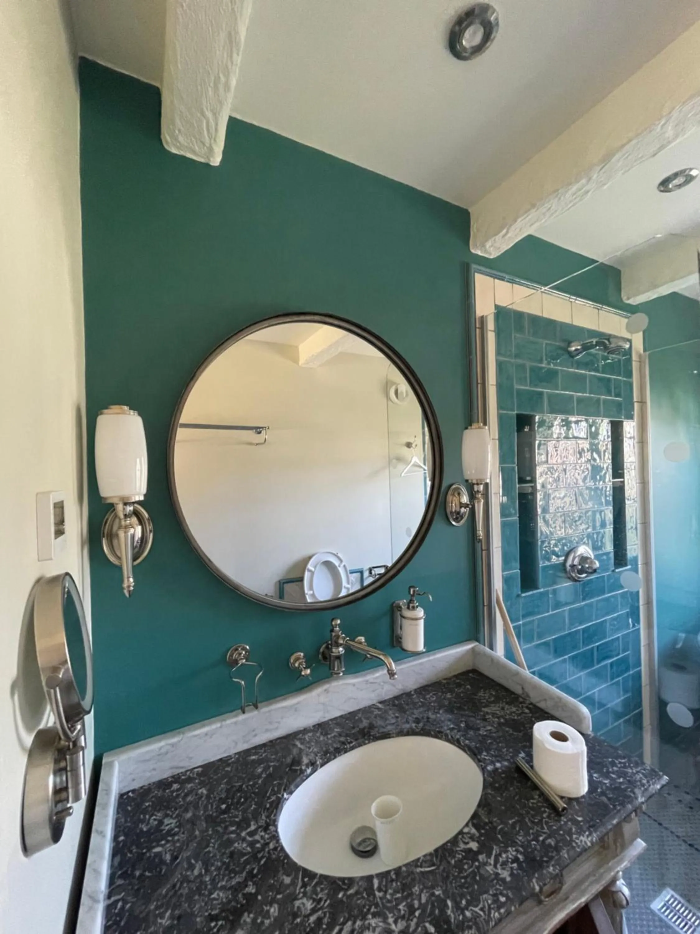 Shower in Bradleigh Lodge