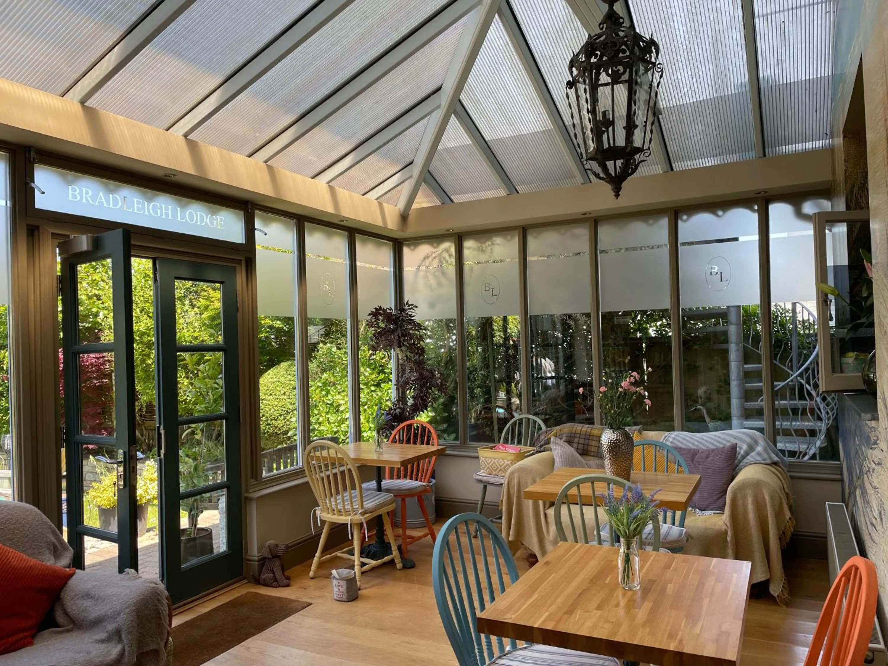 Seating area in Bradleigh Lodge