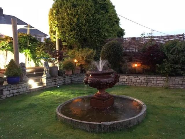 Garden view in Bradleigh Lodge