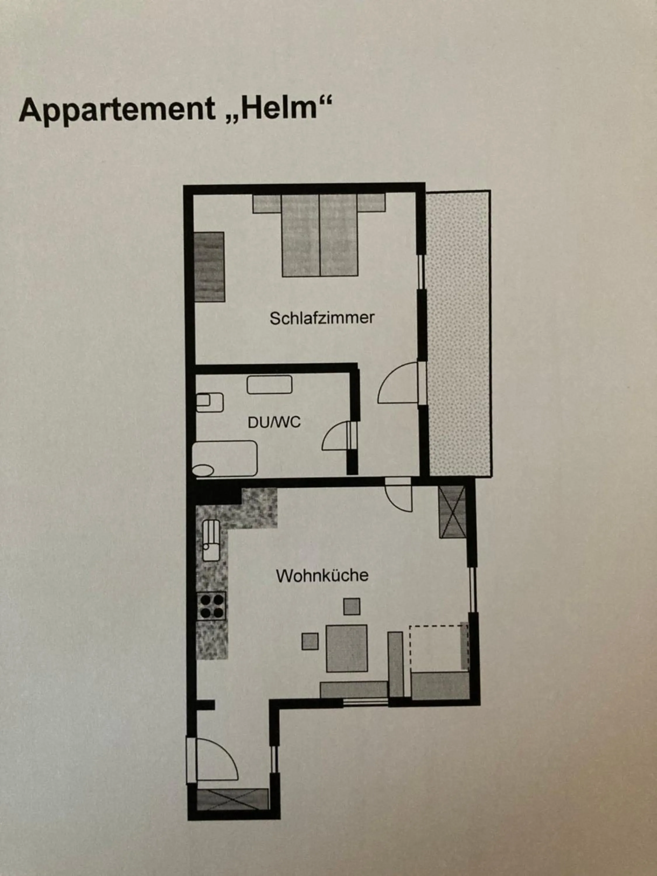Floor plan in Appartements Pichler