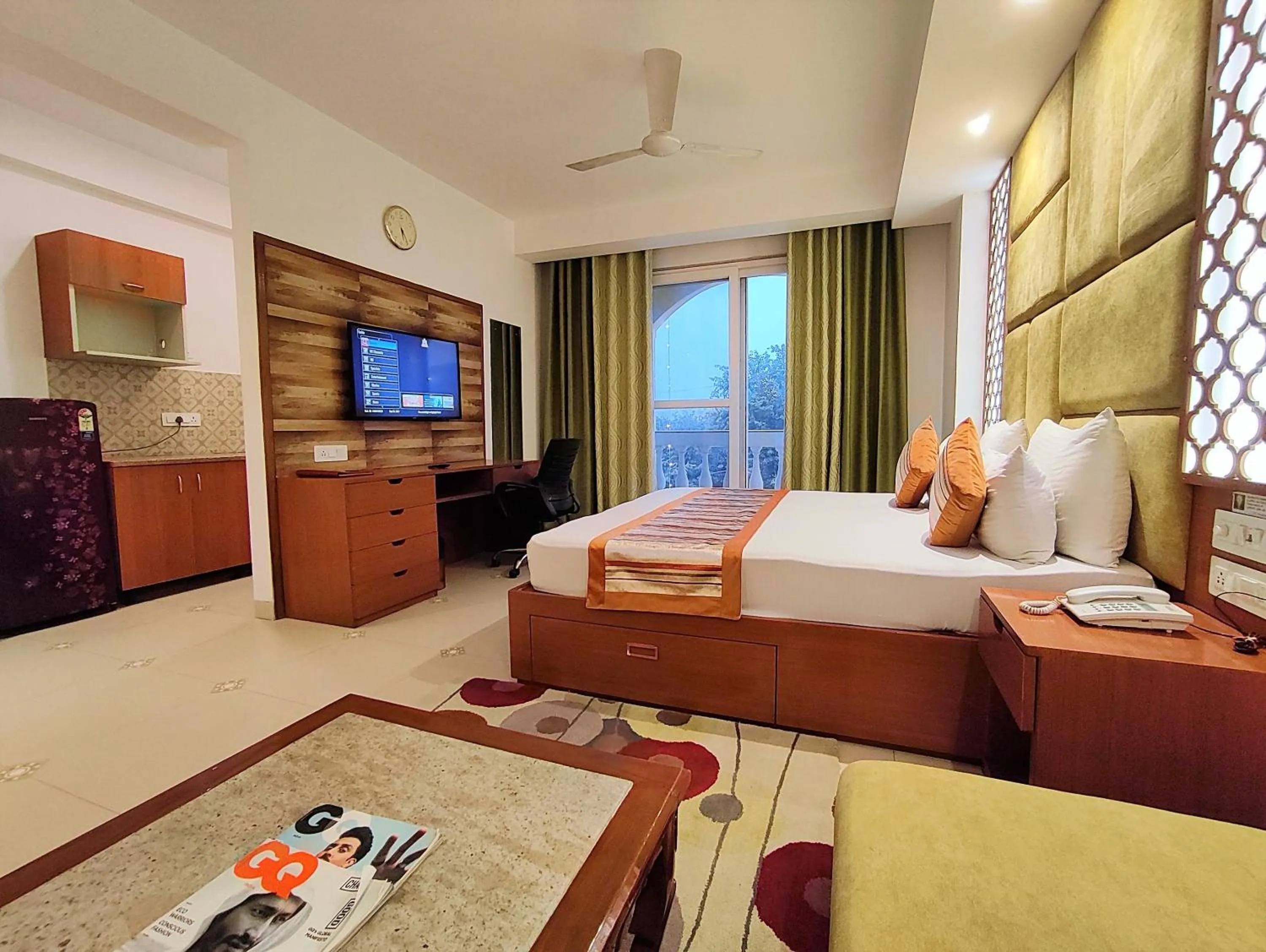 Photo of the whole room, Bed in The Angel Hotel & Suites near Medanta