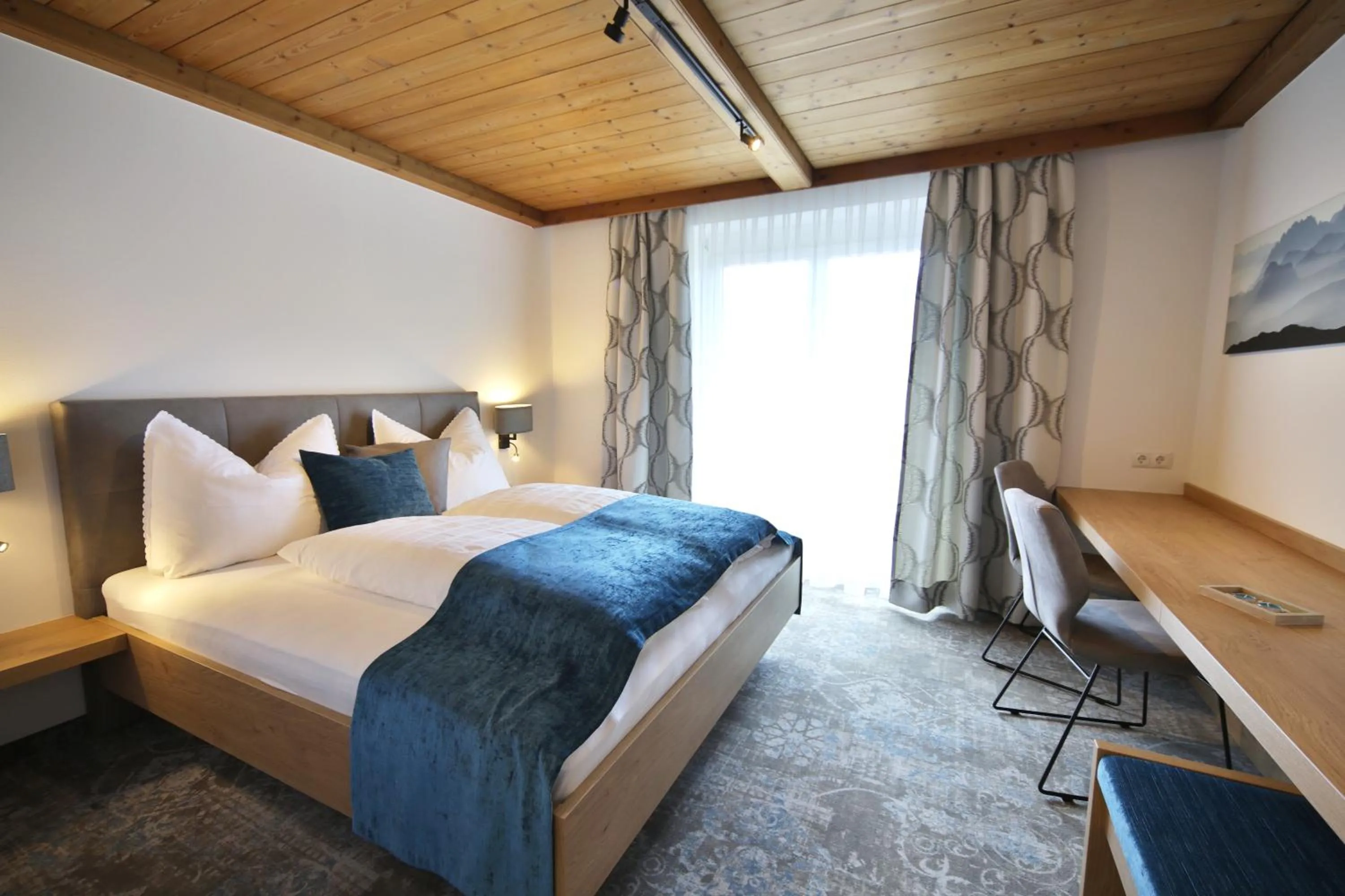 Mountain view, Bed in Frühstückspension Jagdhof