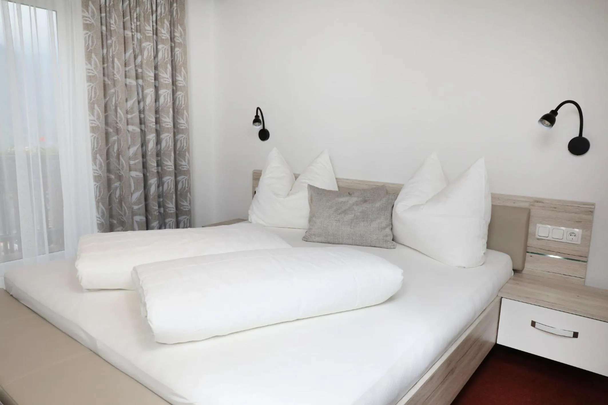 Bed in Frühstückspension Jagdhof