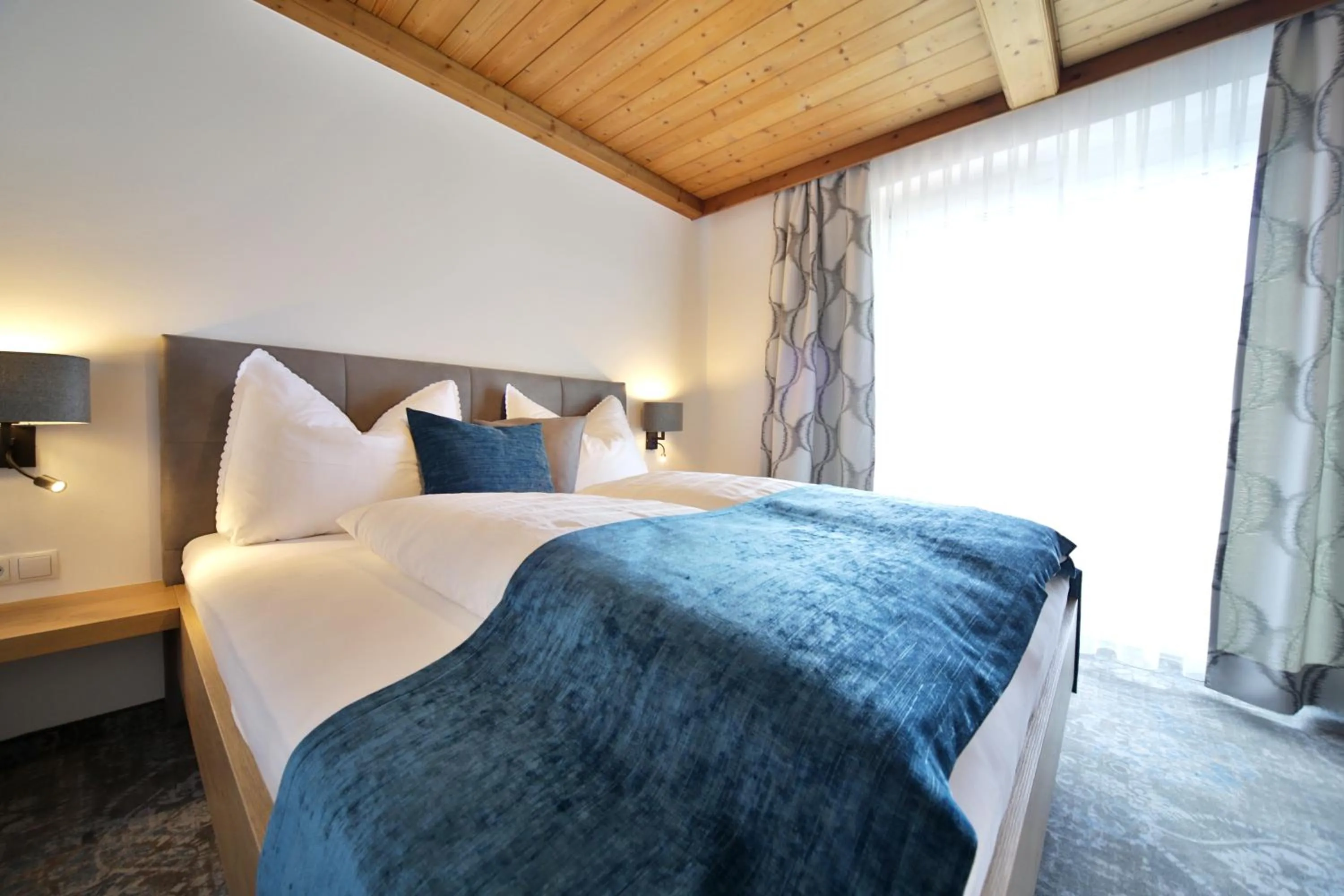 Mountain view, Bed in Frühstückspension Jagdhof