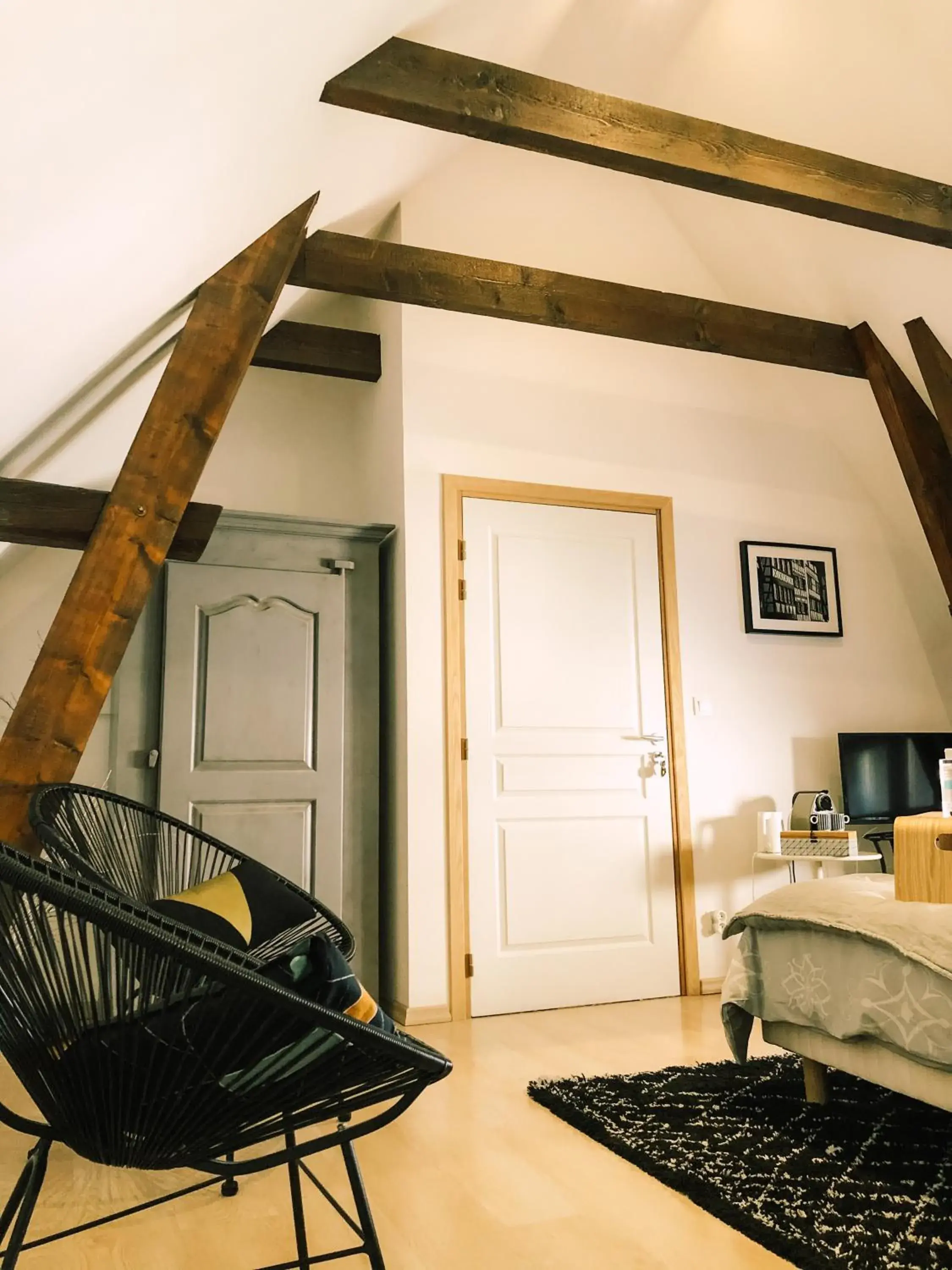 Bedroom, Seating Area in Maison d'hôtes La Rose d'Alsace