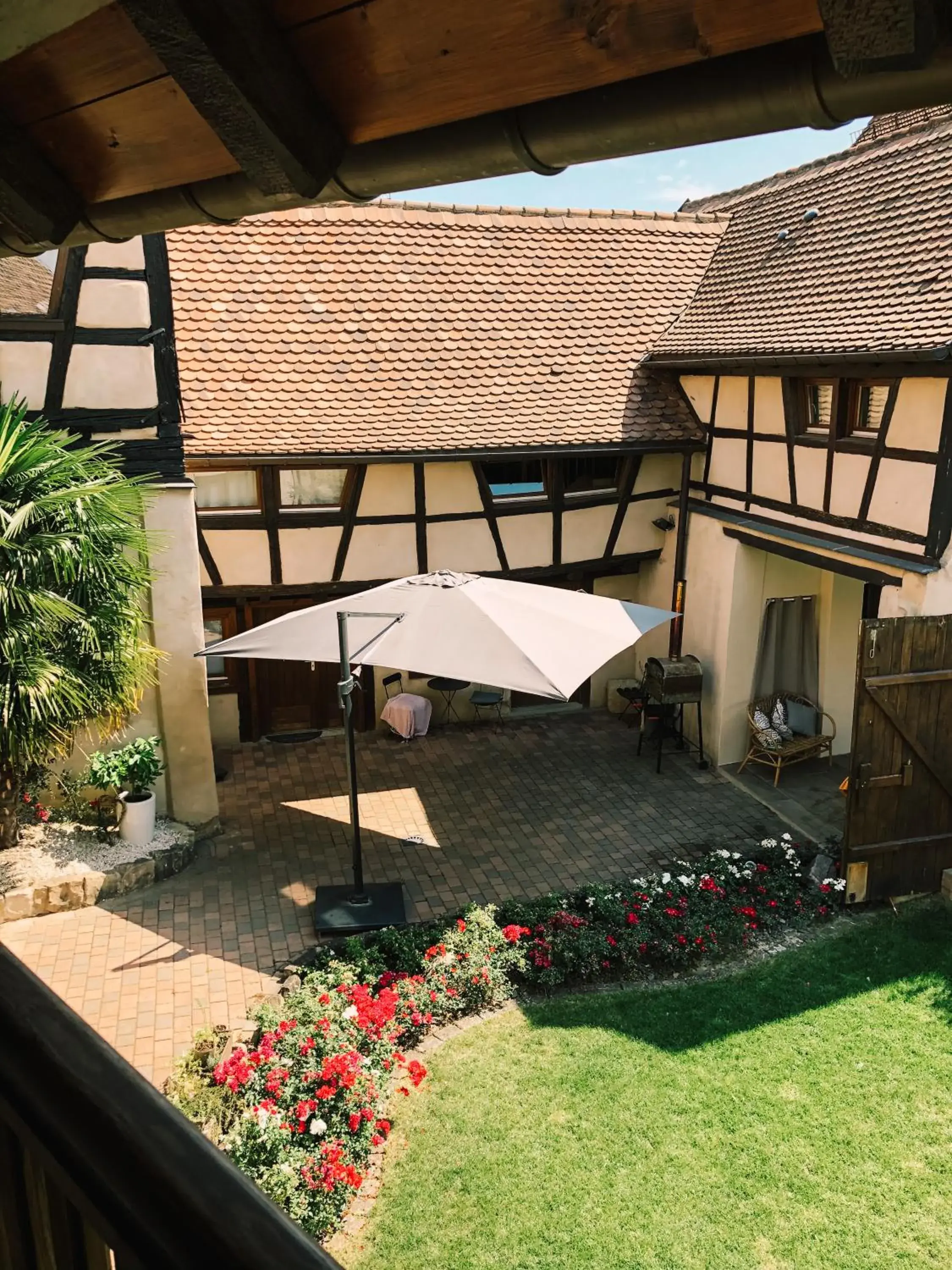 Garden view, Property Building in Maison d'hôtes La Rose d'Alsace