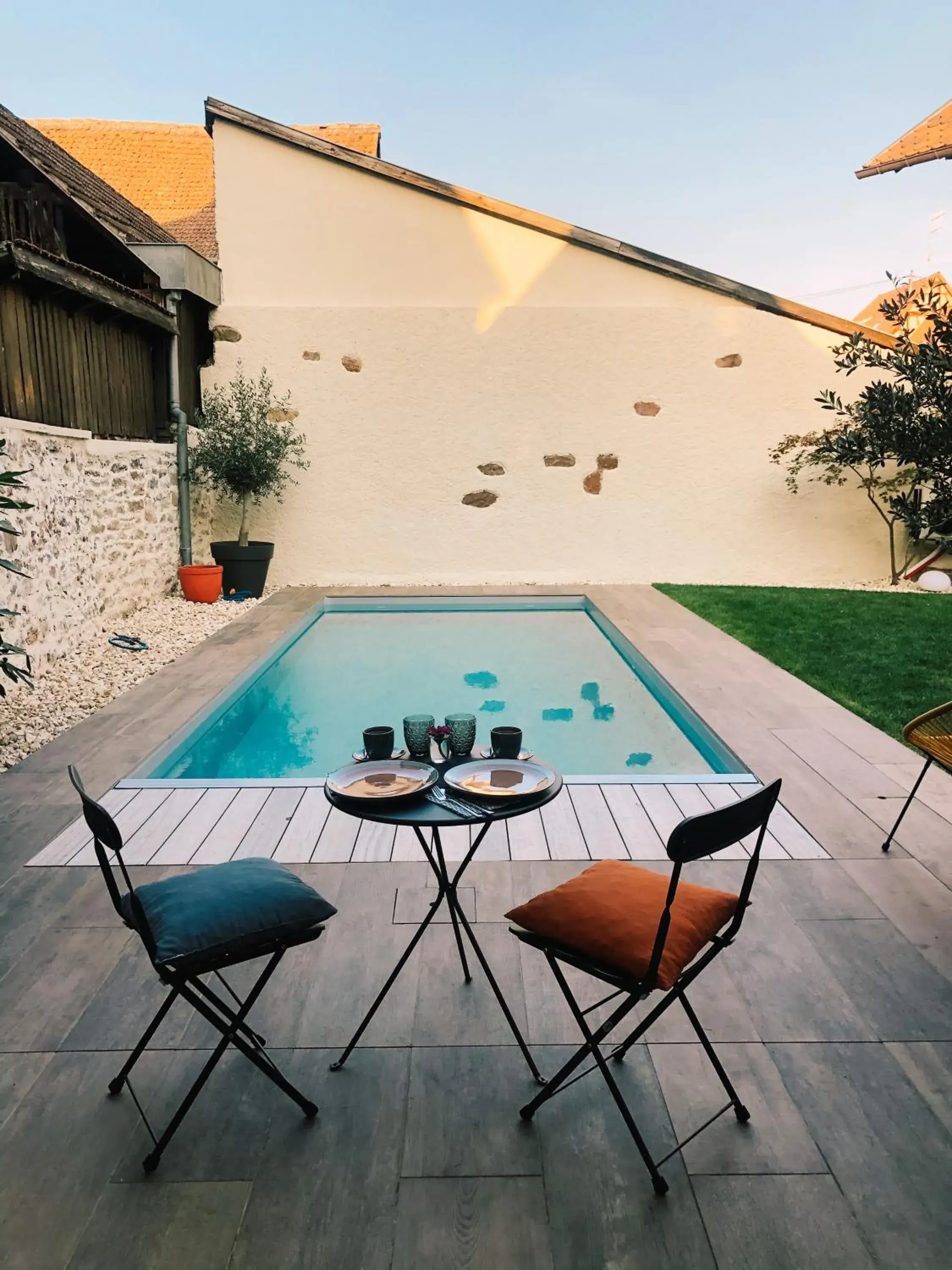 Property building, Swimming Pool in Maison d'hôtes La Rose d'Alsace