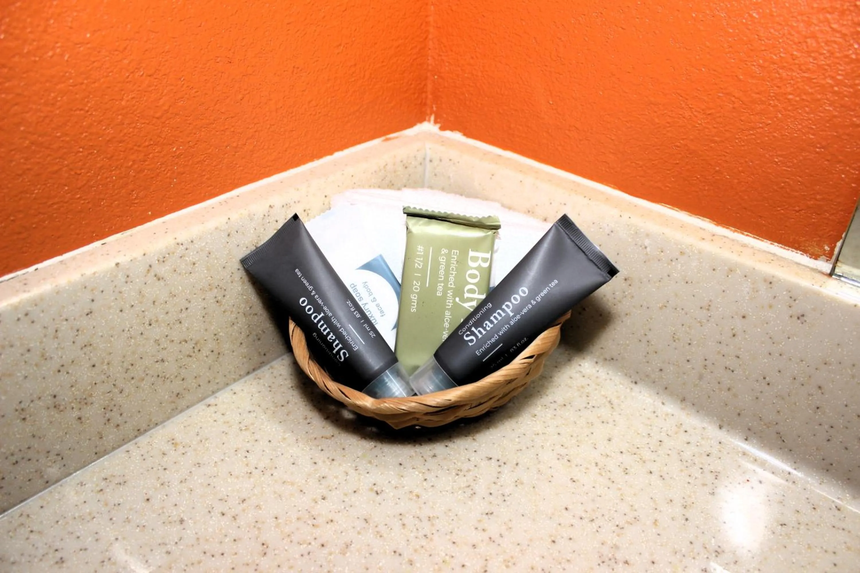 Decorative detail in Scottish Inns Killeen near Fort Cavazos