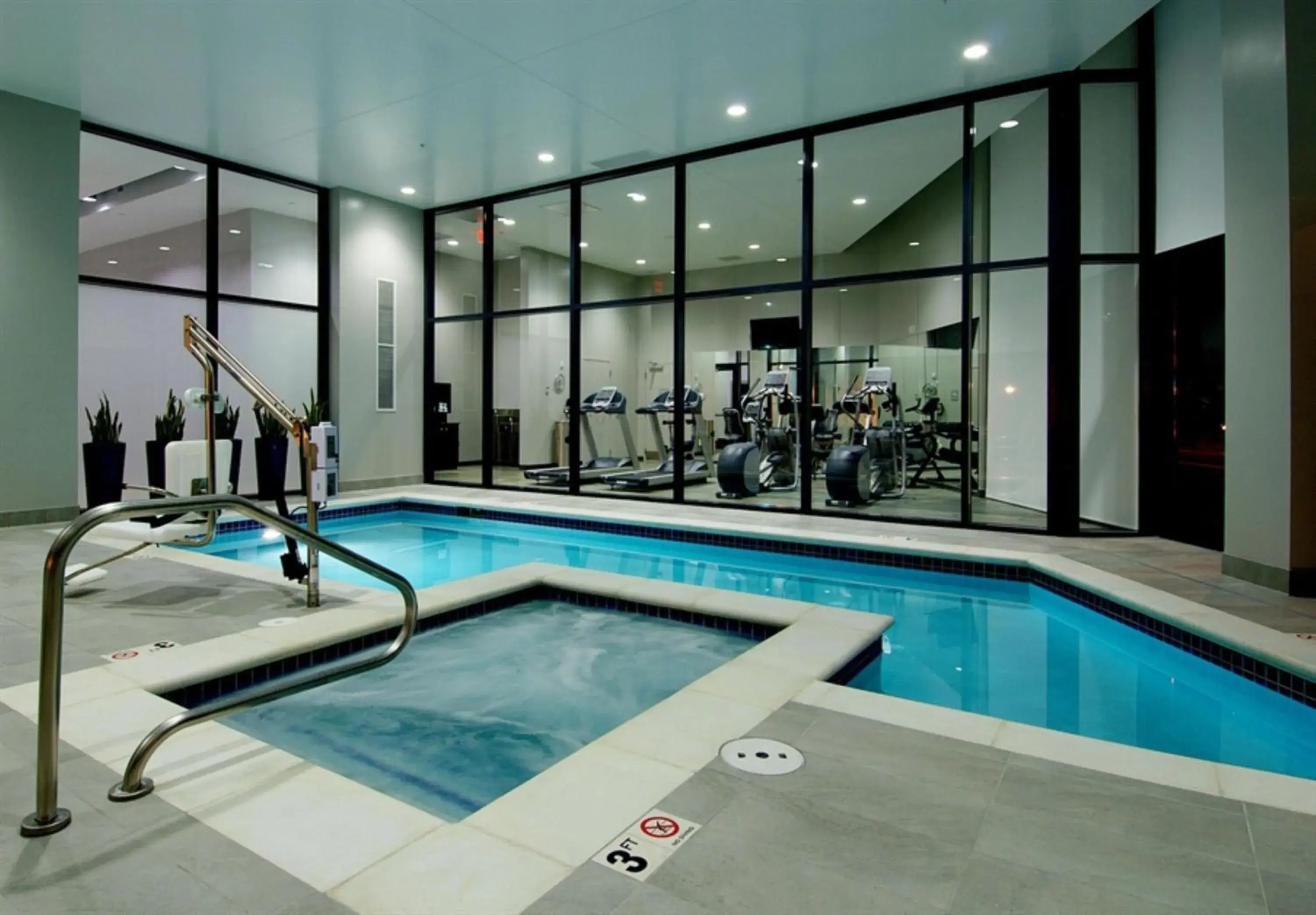 Swimming pool in Kent State University Hotel and Conference Center Swimming pool in Kent State University Hotel and Conference Center