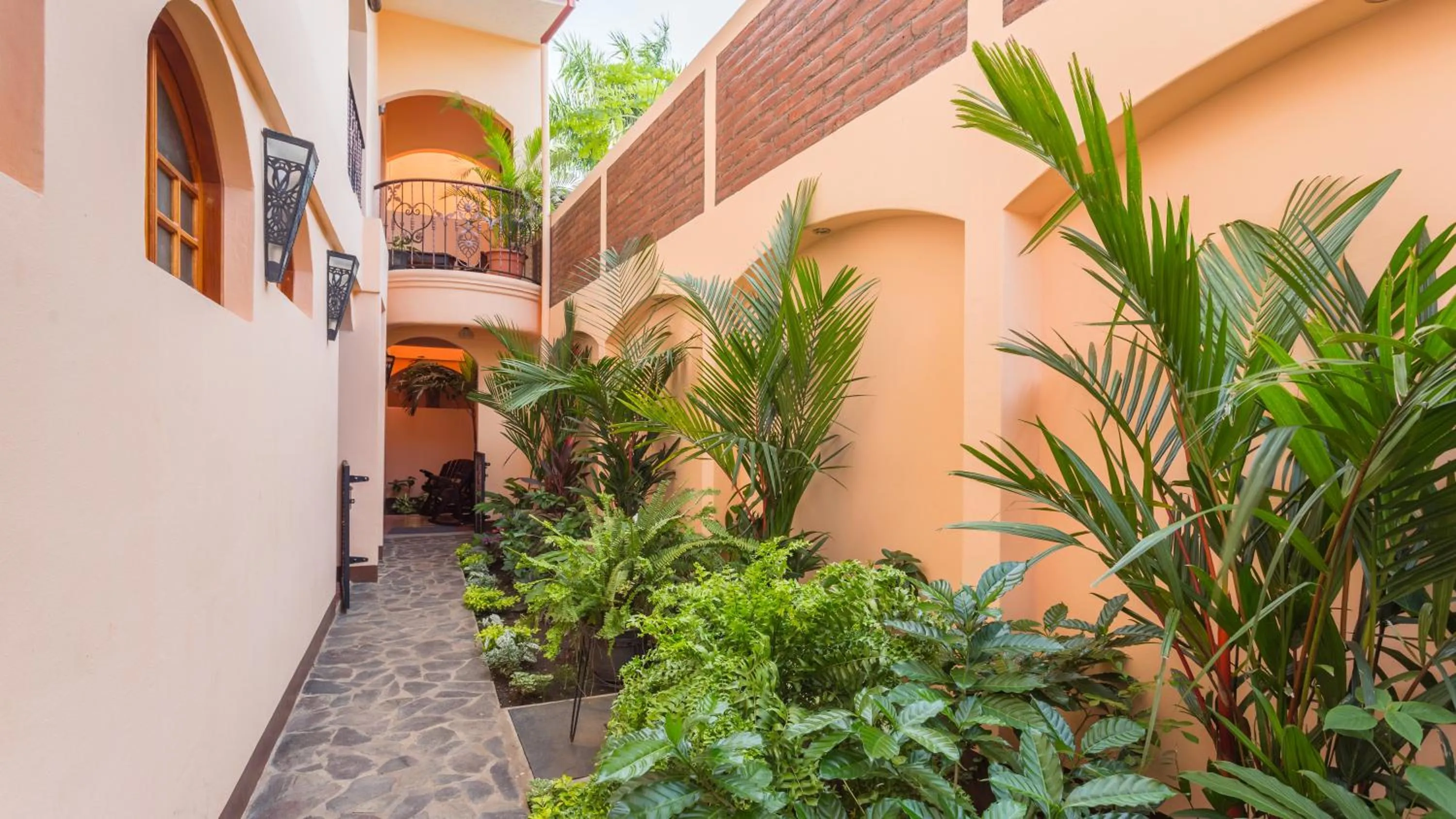 Garden in Hotel Casa San Francisco