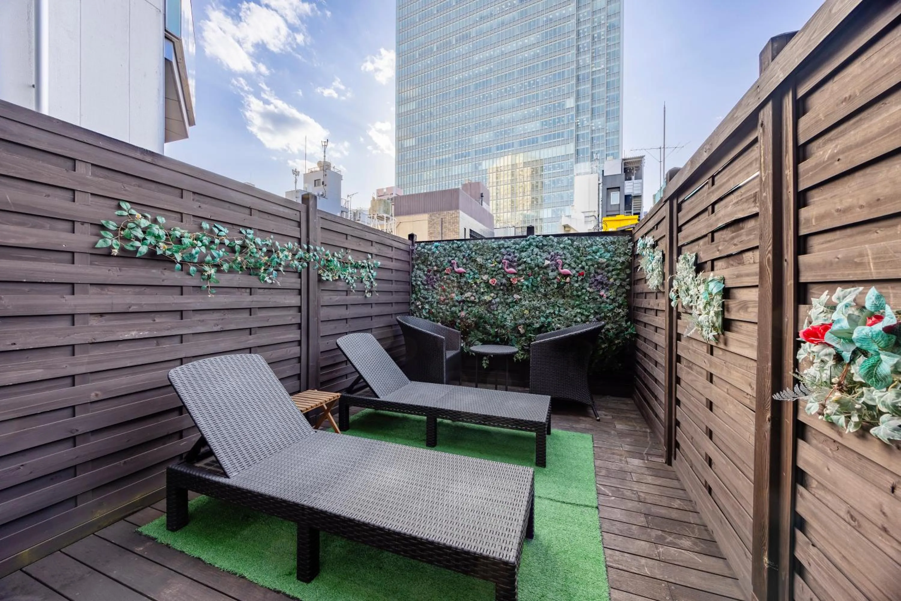 Balcony/Terrace in Centurion Hotel Residential Akasaka Station
