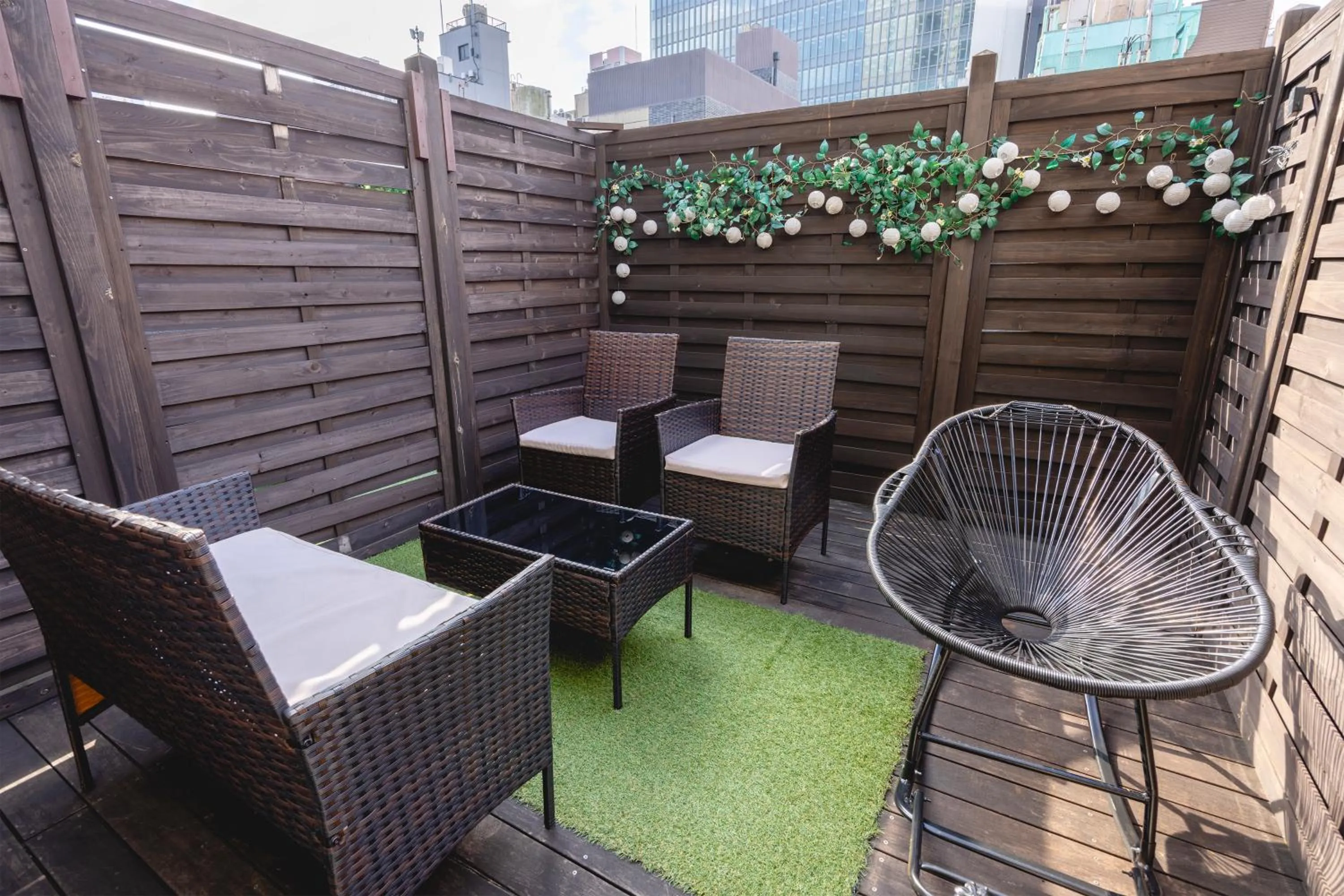 Balcony/Terrace in Centurion Hotel Residential Akasaka Station