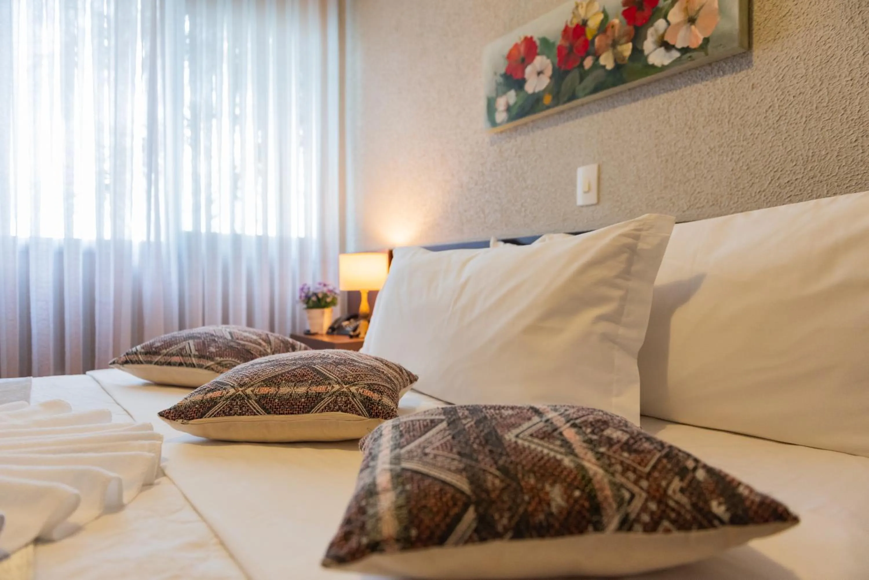 Bed in Hotel Itajara