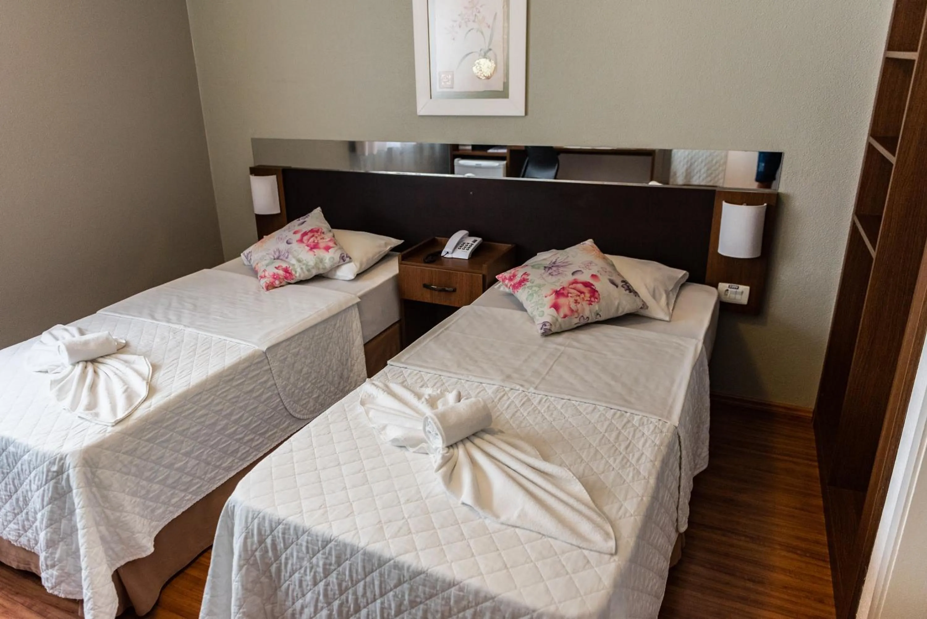 Bed in Hotel Itajara