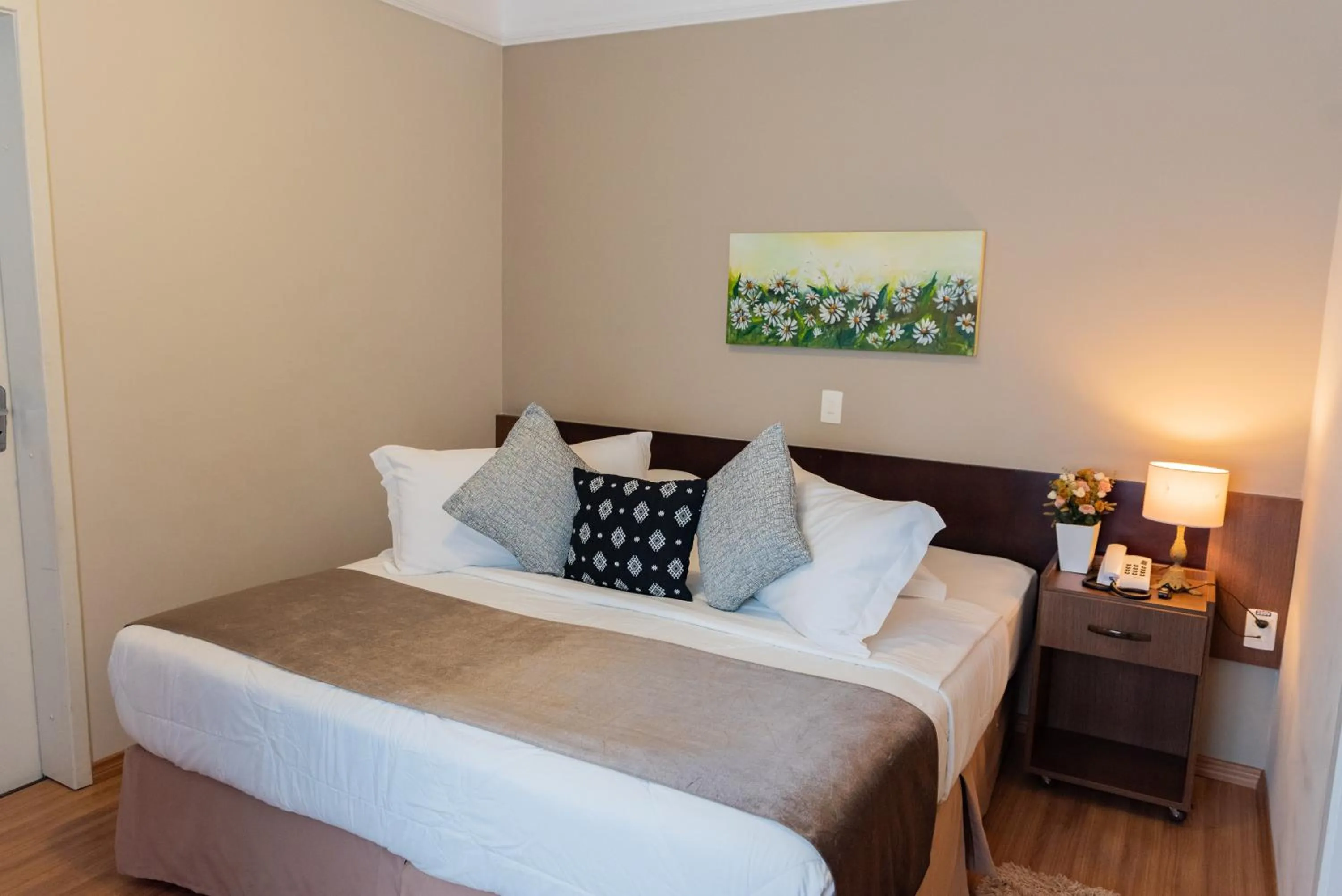 Bed in Hotel Itajara