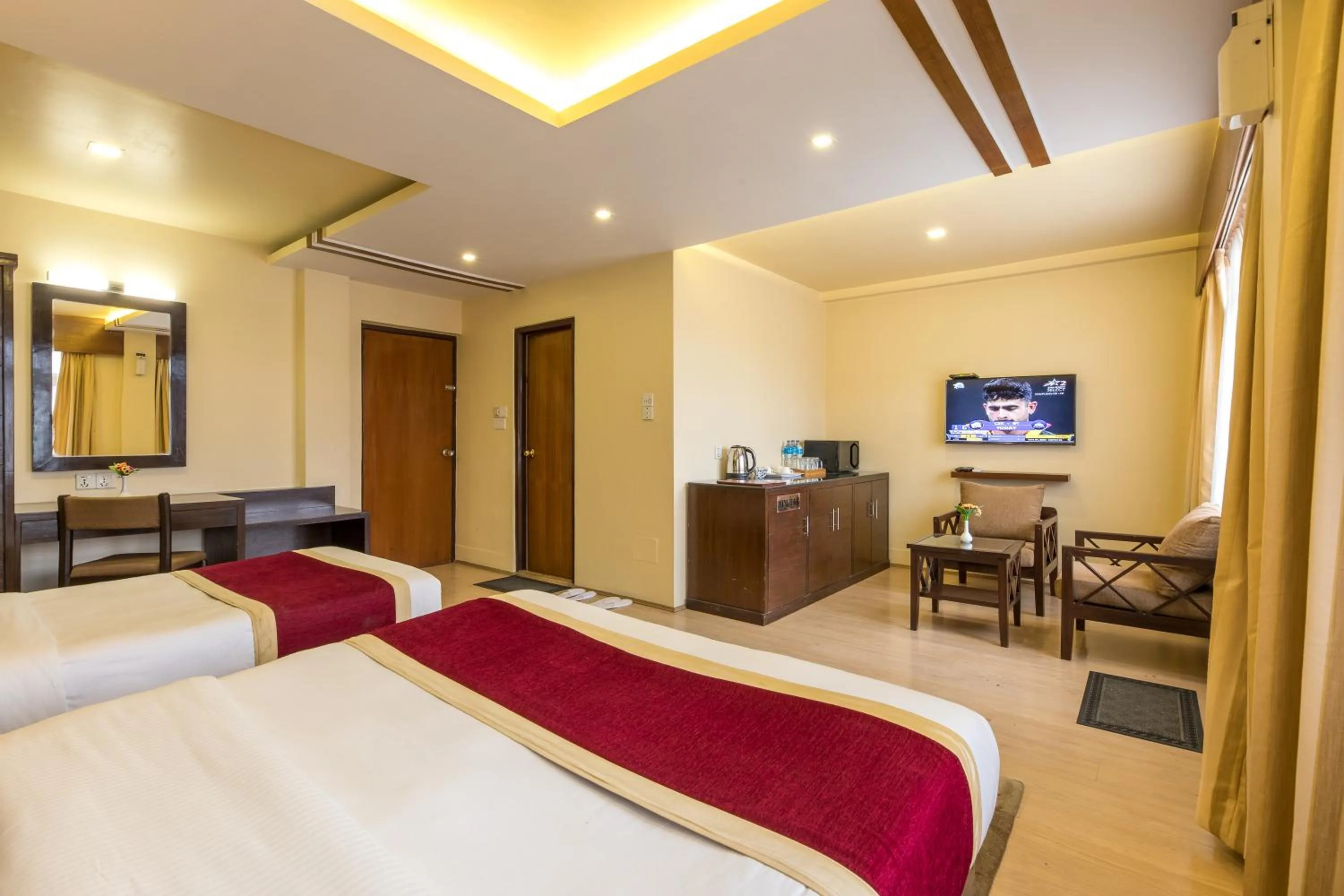Bed in Hotel Thamel