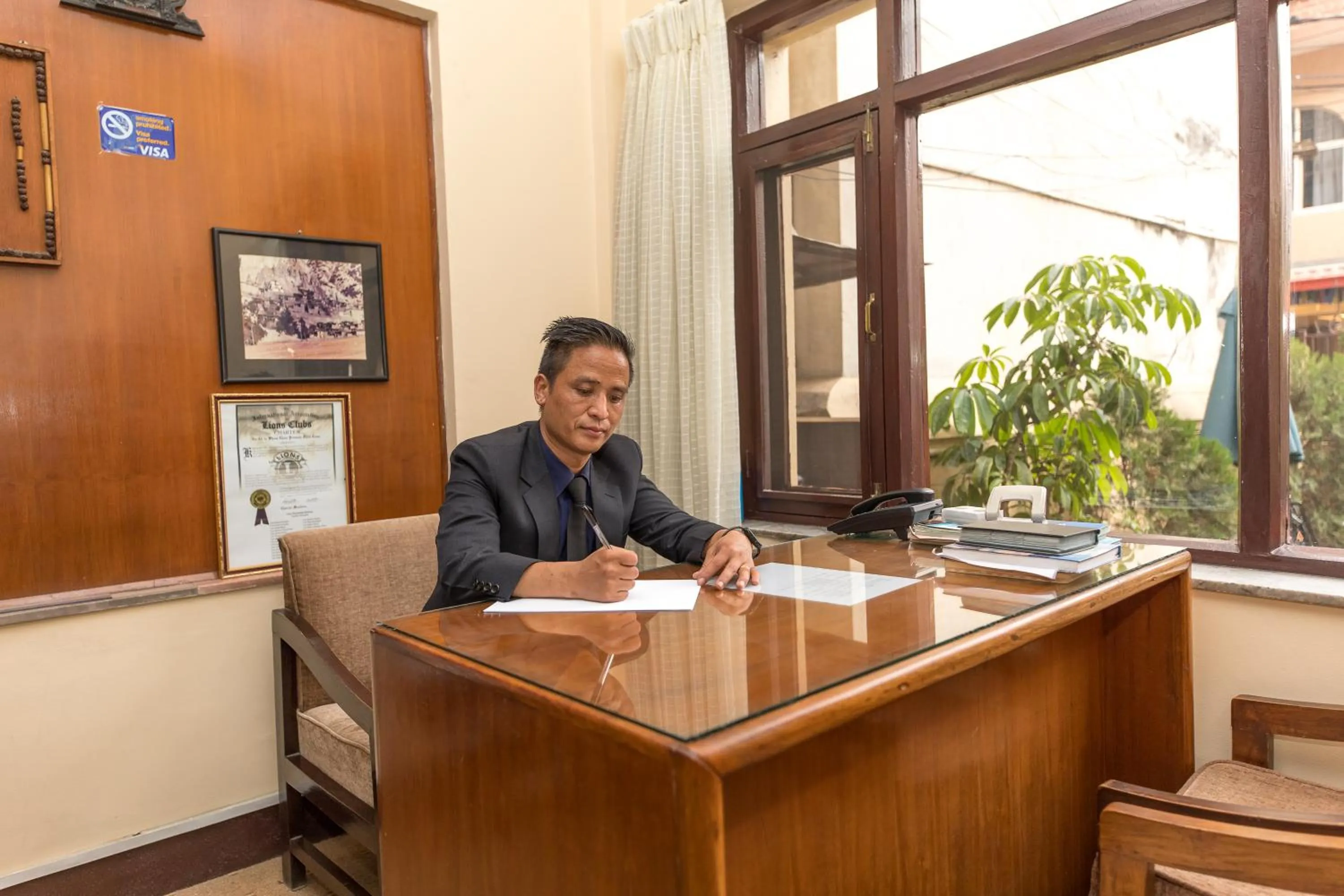 Staff in Hotel Thamel