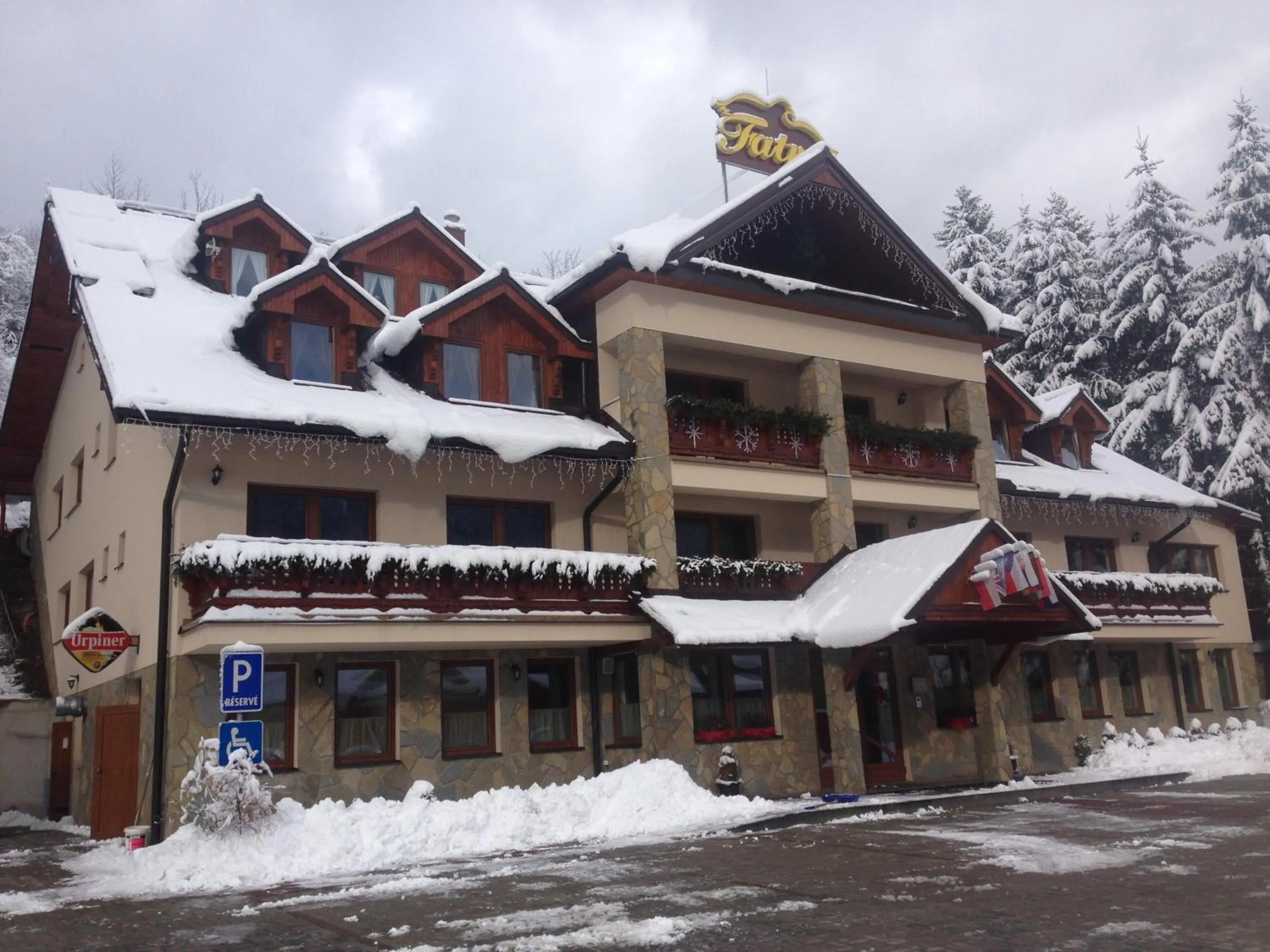 Facade/entrance in Garni Hotel Fatra