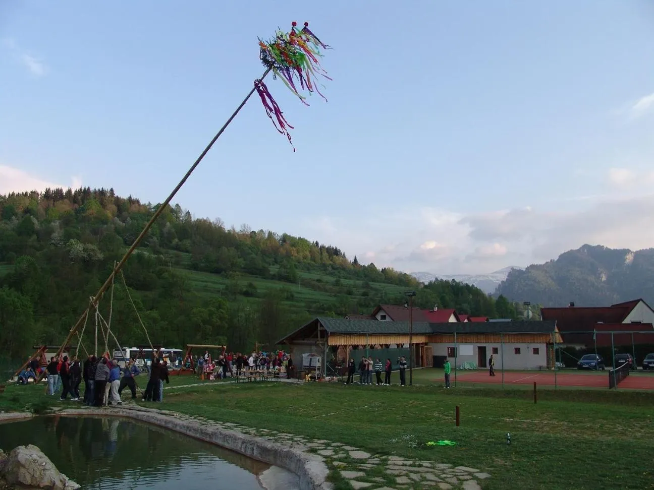 Tennis court in Garni Hotel Fatra
