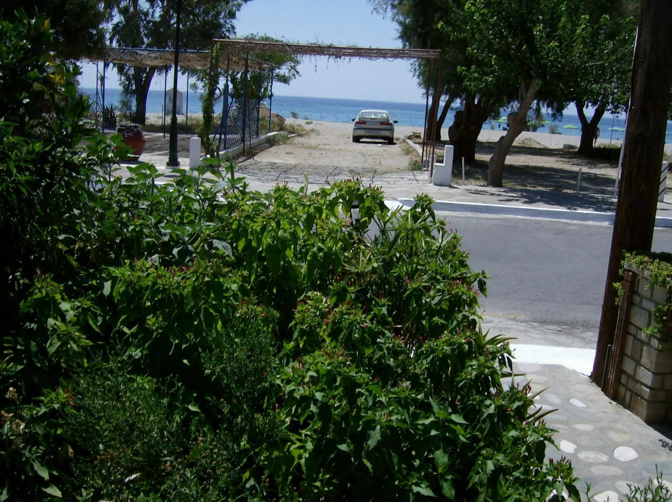 Beach in Smaragda Hotel