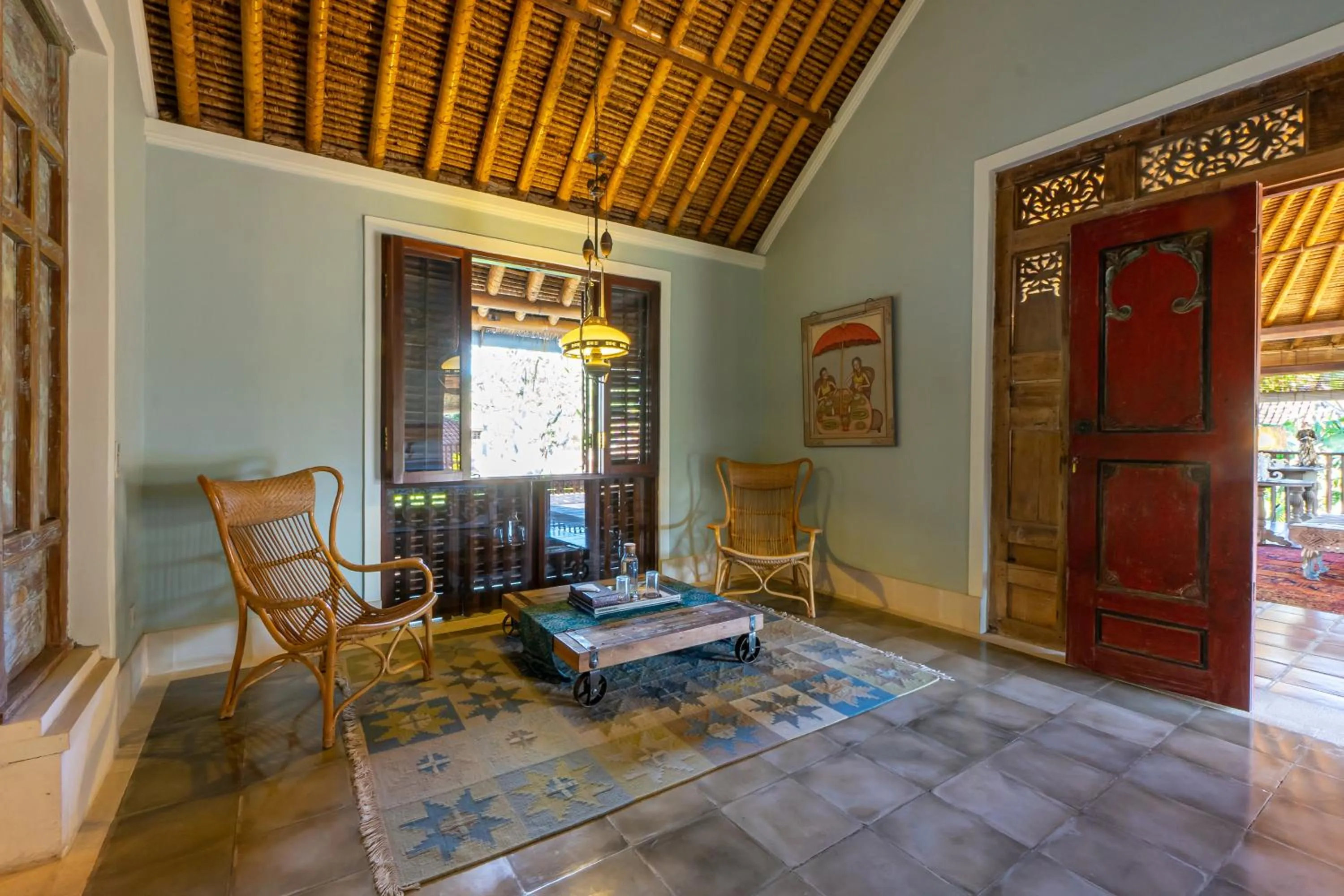 Seating area in Villa Angsa by Nakula