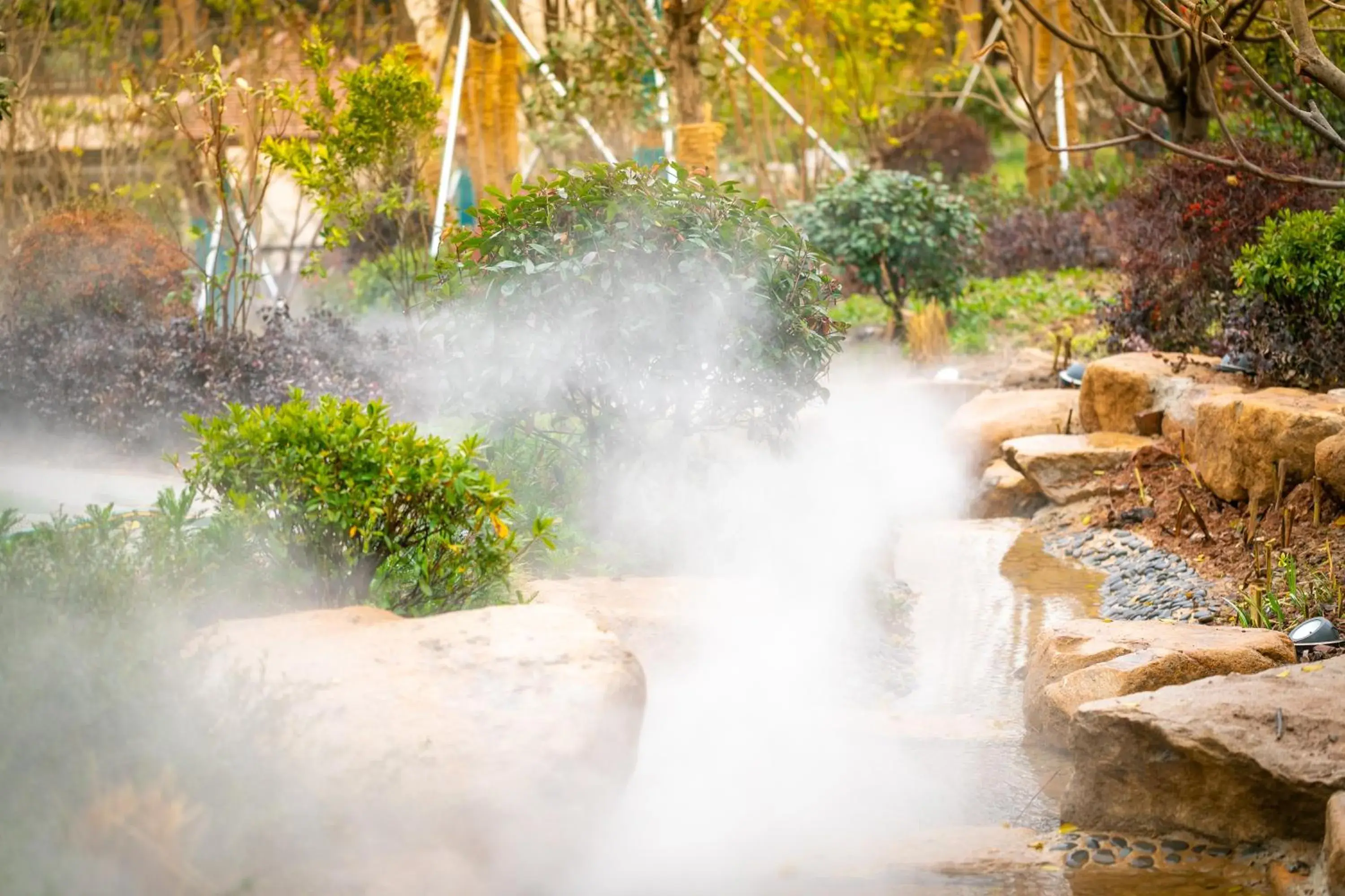 Garden view in G-Luxe by Gloria Taimei Suzhou Garden view in G-Luxe by Gloria Taimei Suzhou