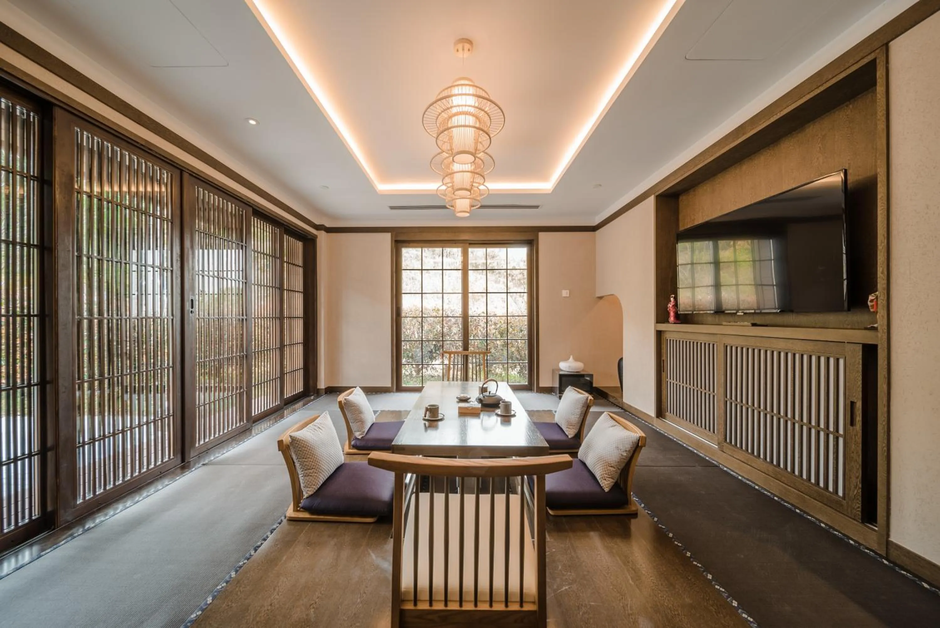 Communal lounge/ TV room in G-Luxe by Gloria Taimei Suzhou