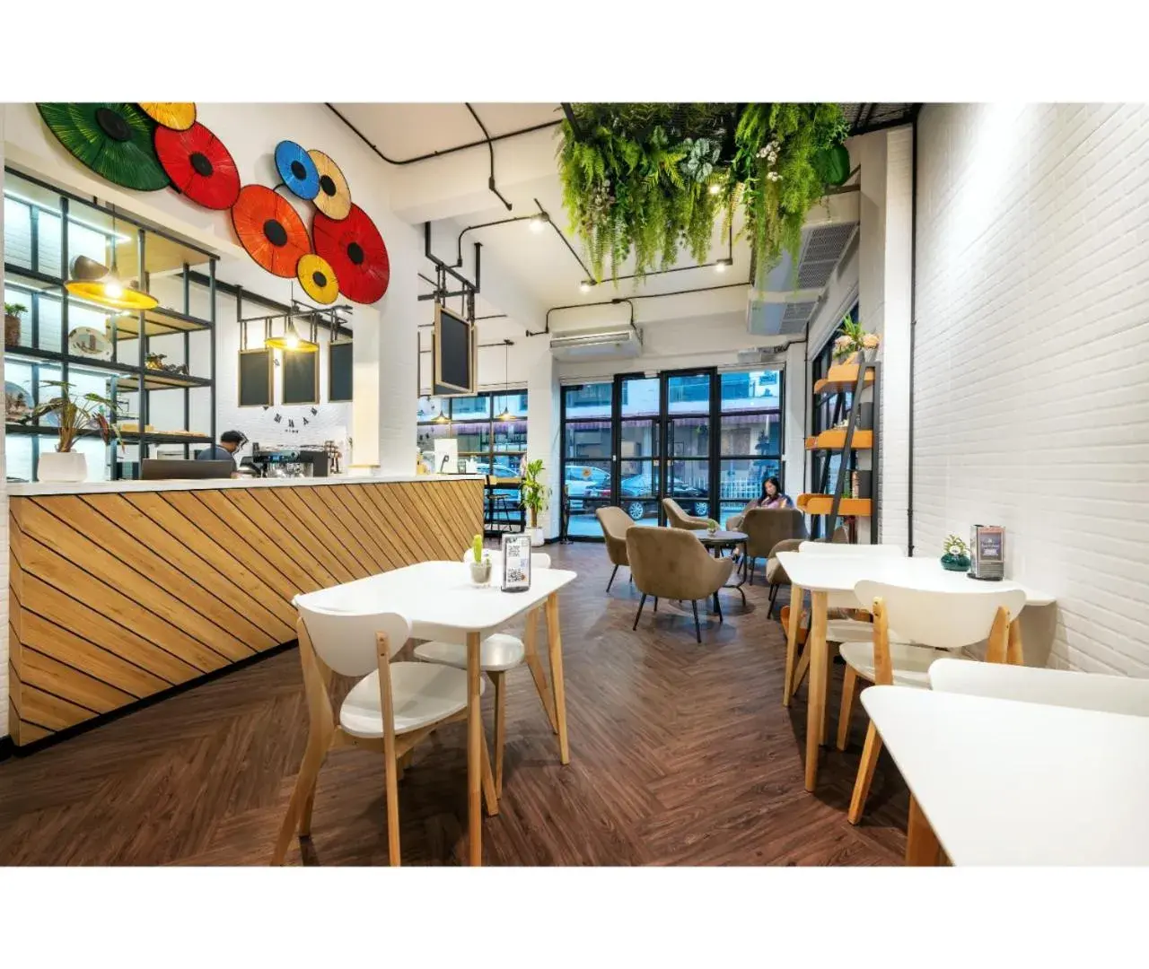 Lobby or reception in Siam Subway Hostel and Café Lobby or reception in Siam Subway Hostel and Café