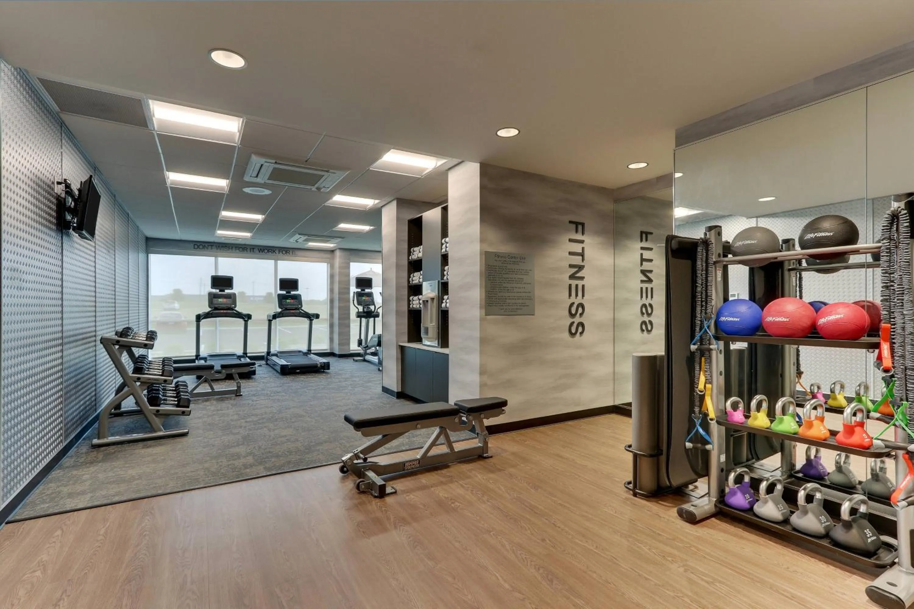 Fitness centre/facilities in Fairfield Inn & Suites Warsaw