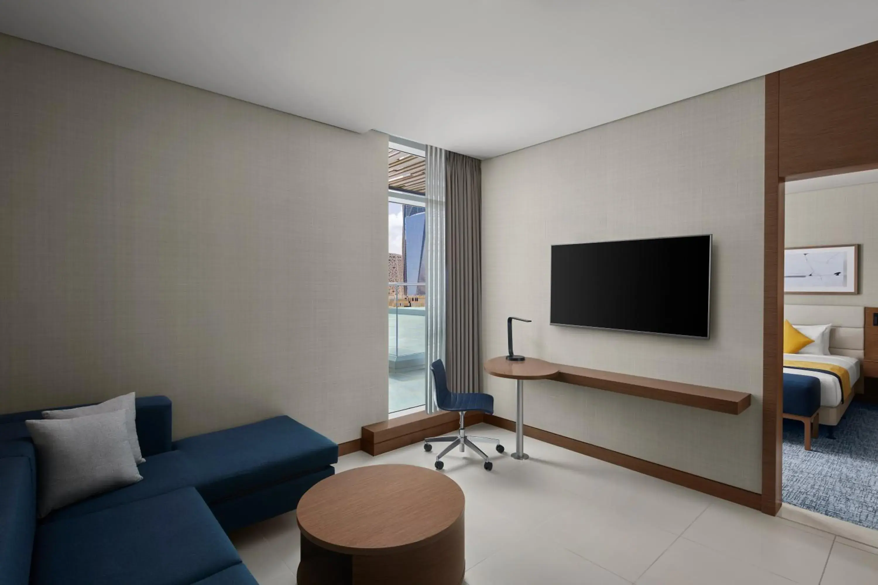 Living room in Courtyard by Marriott Riyadh Northern Ring Road Living room in Courtyard by Marriott Riyadh Northern Ring Road