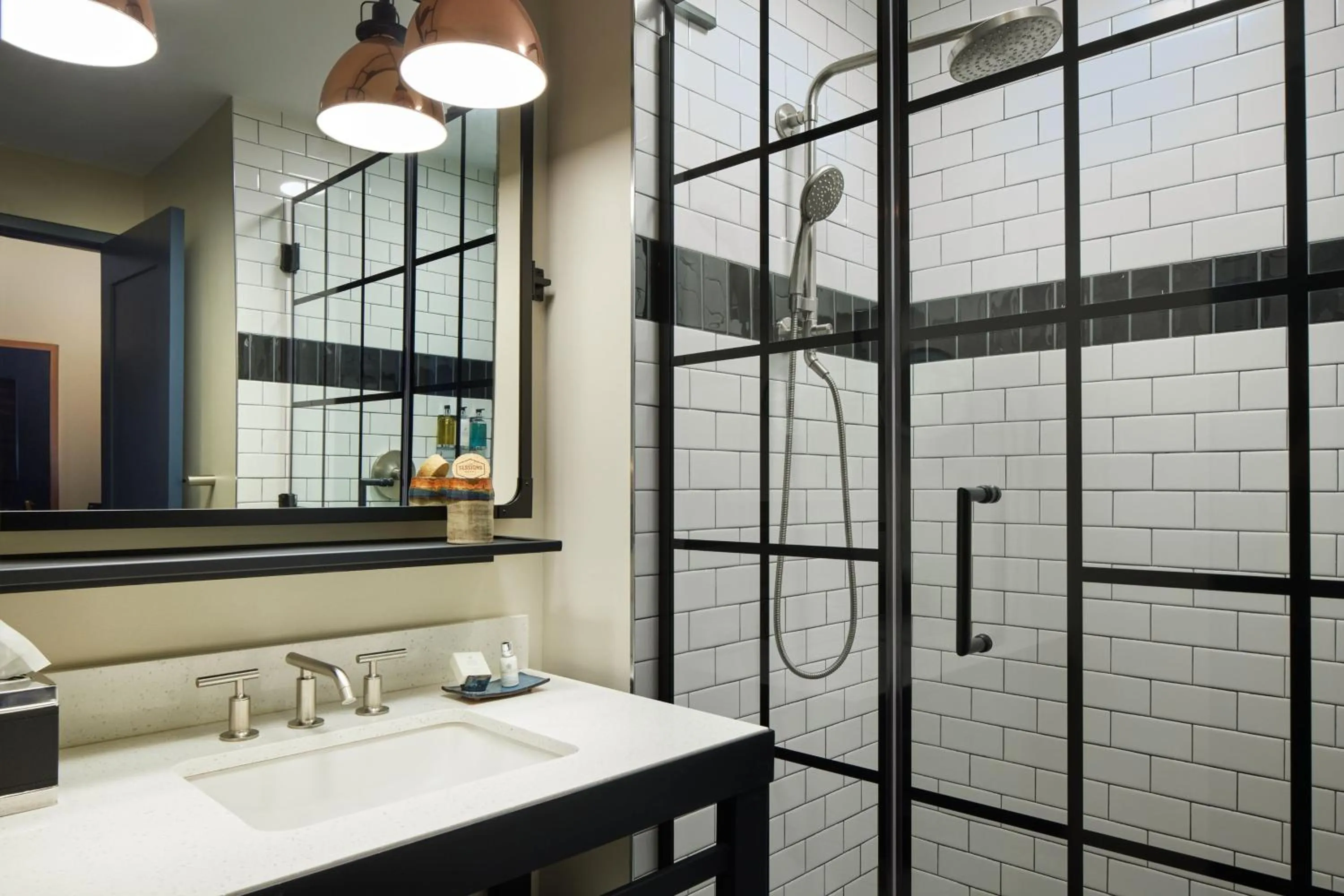 Bathroom in The Sessions Hotel, Bristol, a Tribute Portfolio Hotel