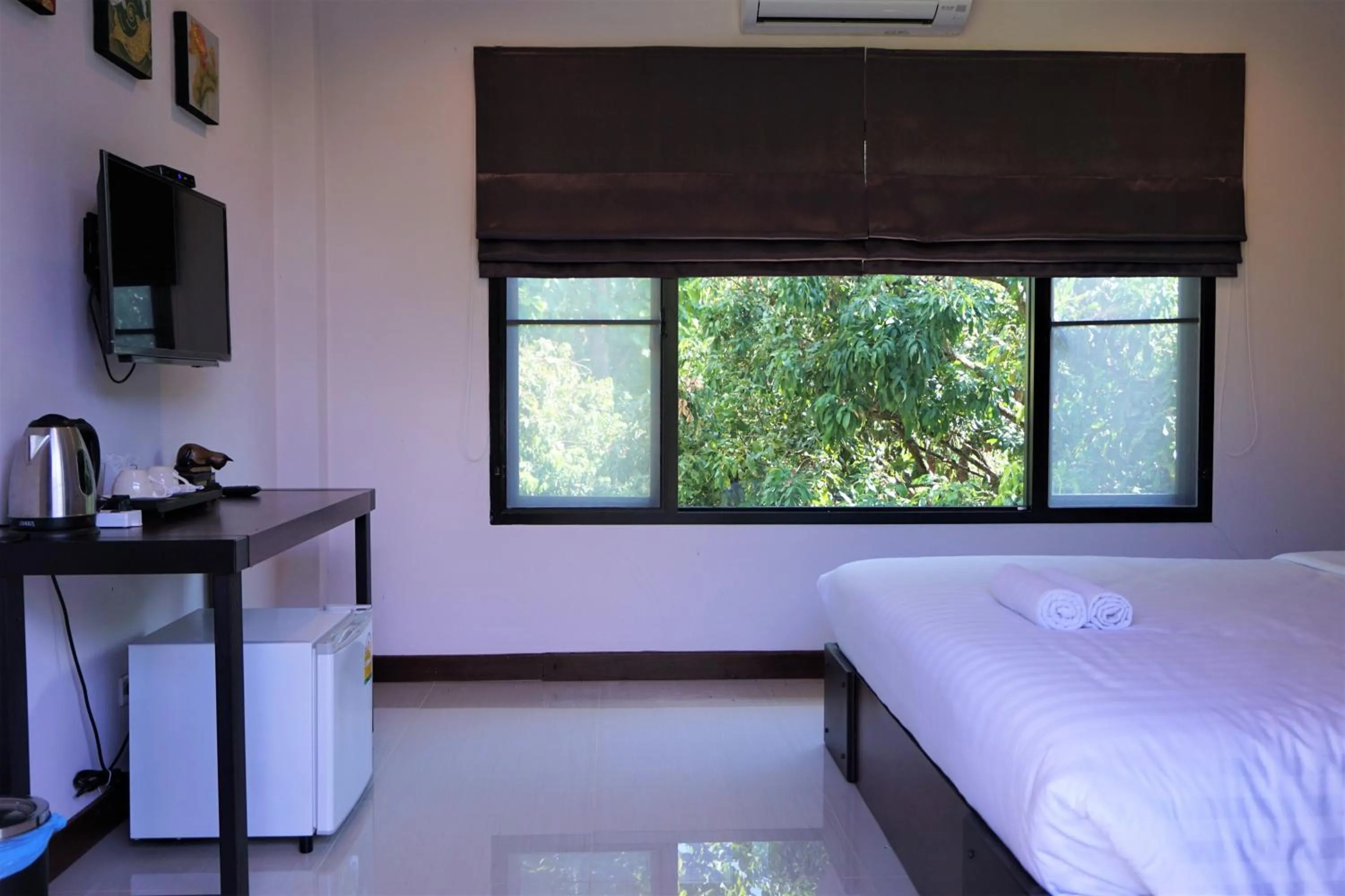 Photo of the whole room, Bed in Bhupimarn Garden House