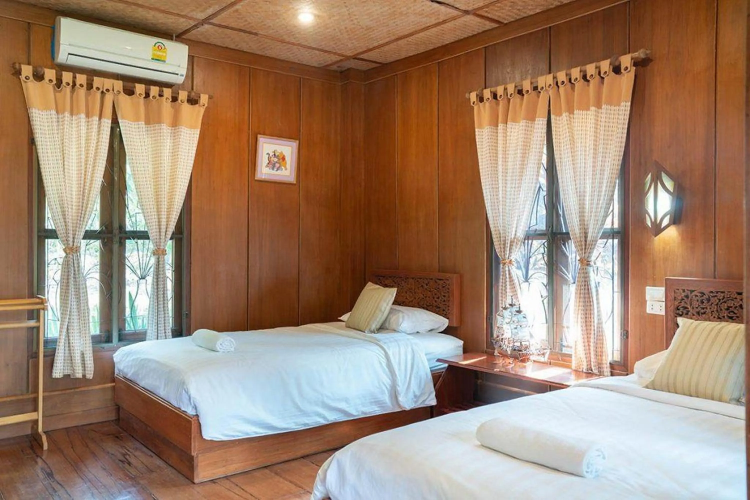 Photo of the whole room, Bed in Bhupimarn Garden House