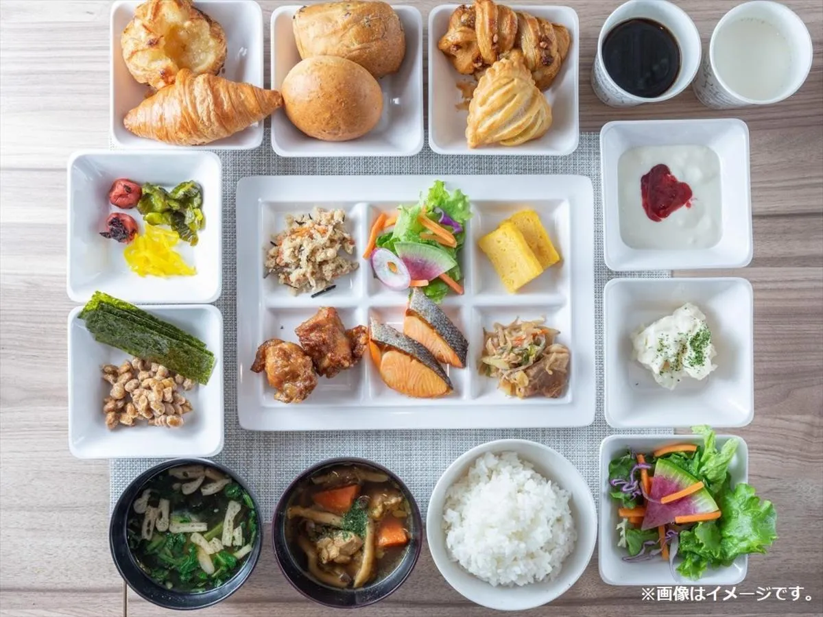 Breakfast in Super Hotel Mitazono Sendai Airport