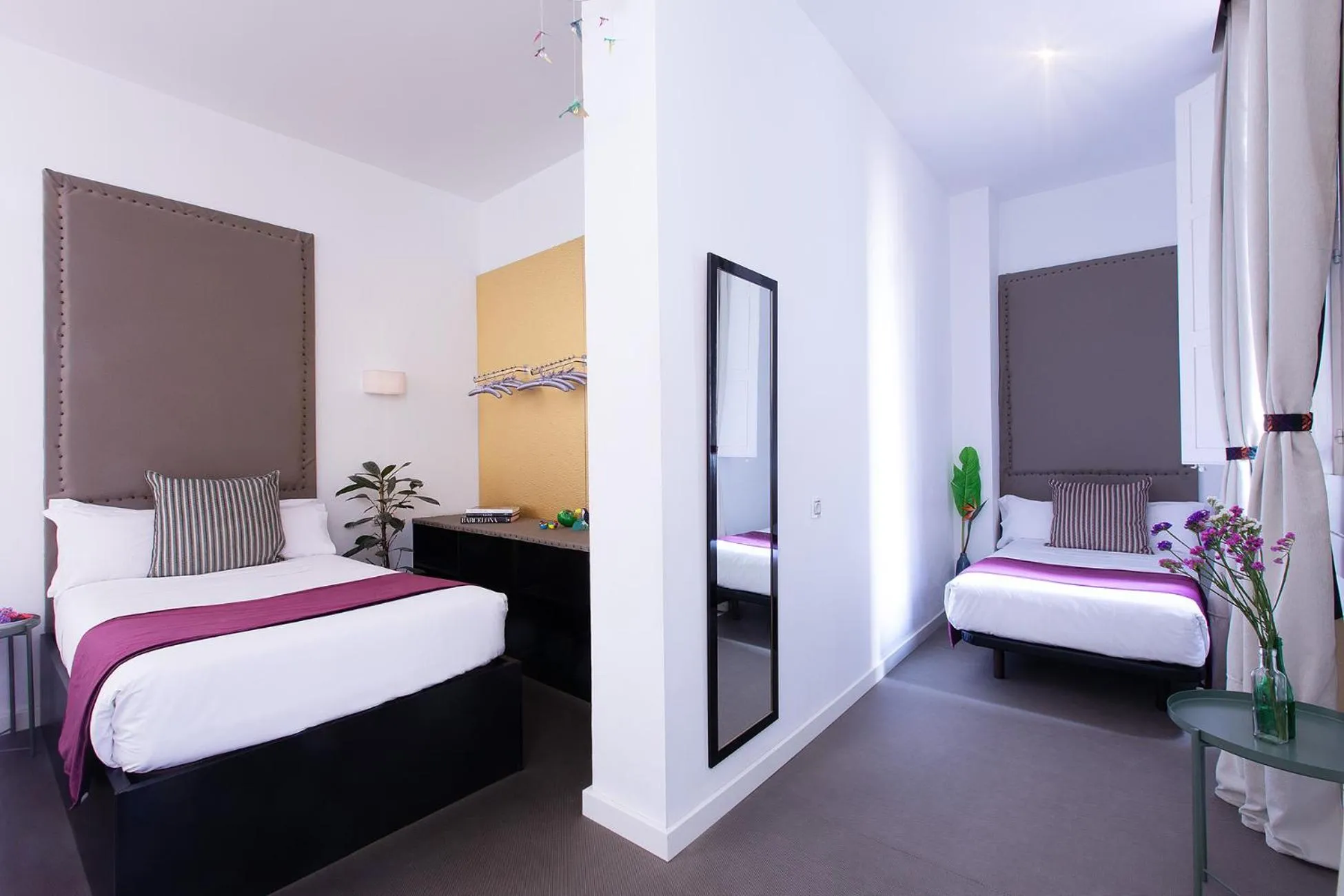 Bed in Amra Barcelona Caspe